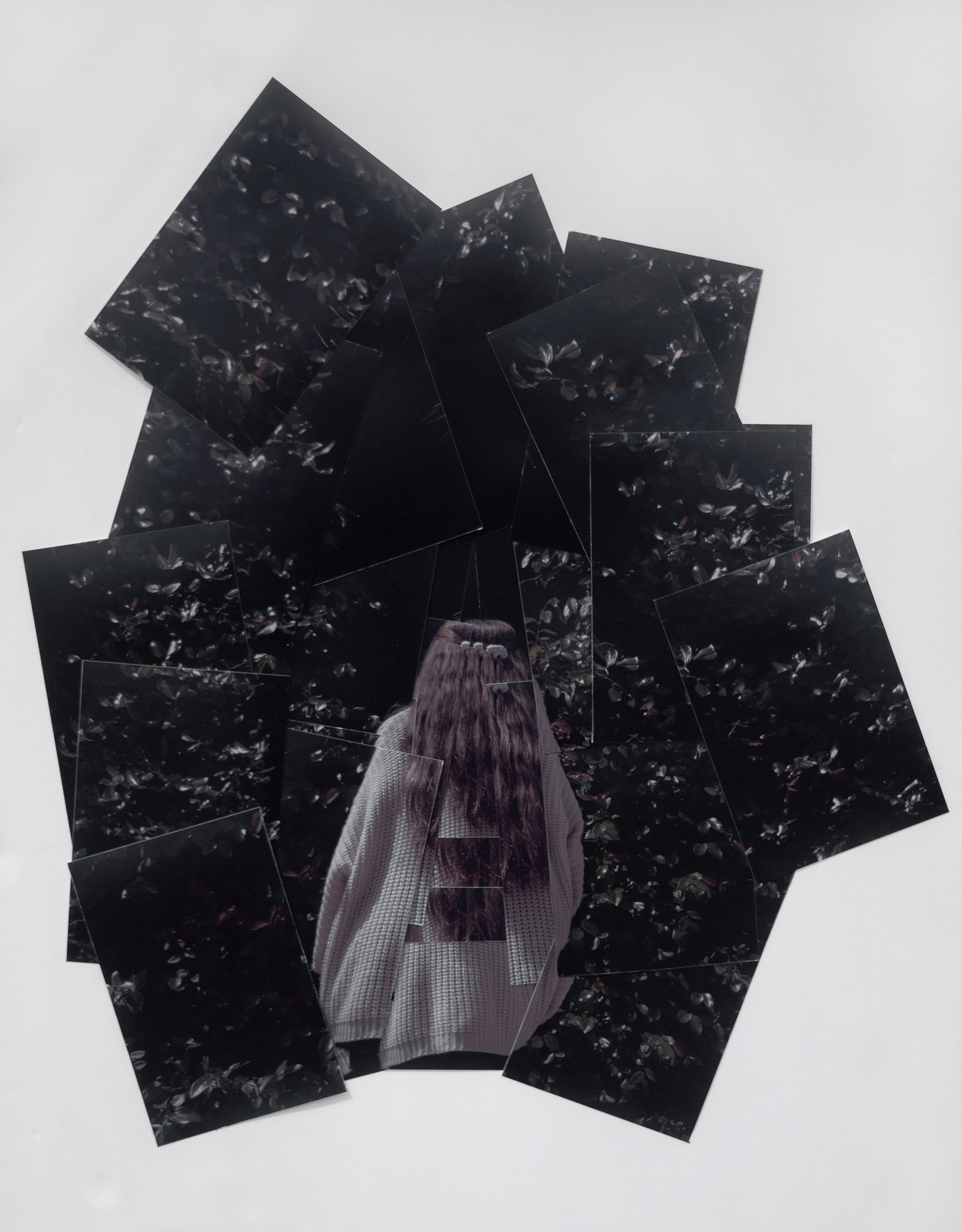 Let Me Be - Painters Tape and Photographic Prints