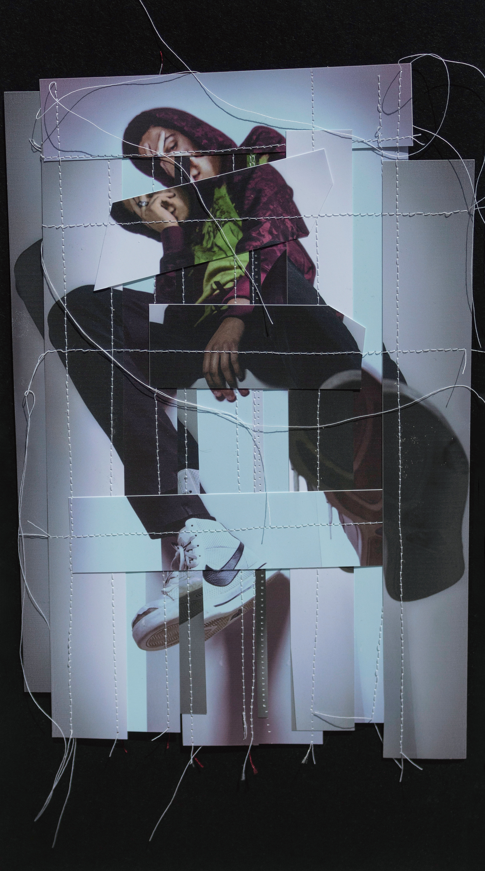 Shoe Stitching - Needle & Thread on Photographic Prints