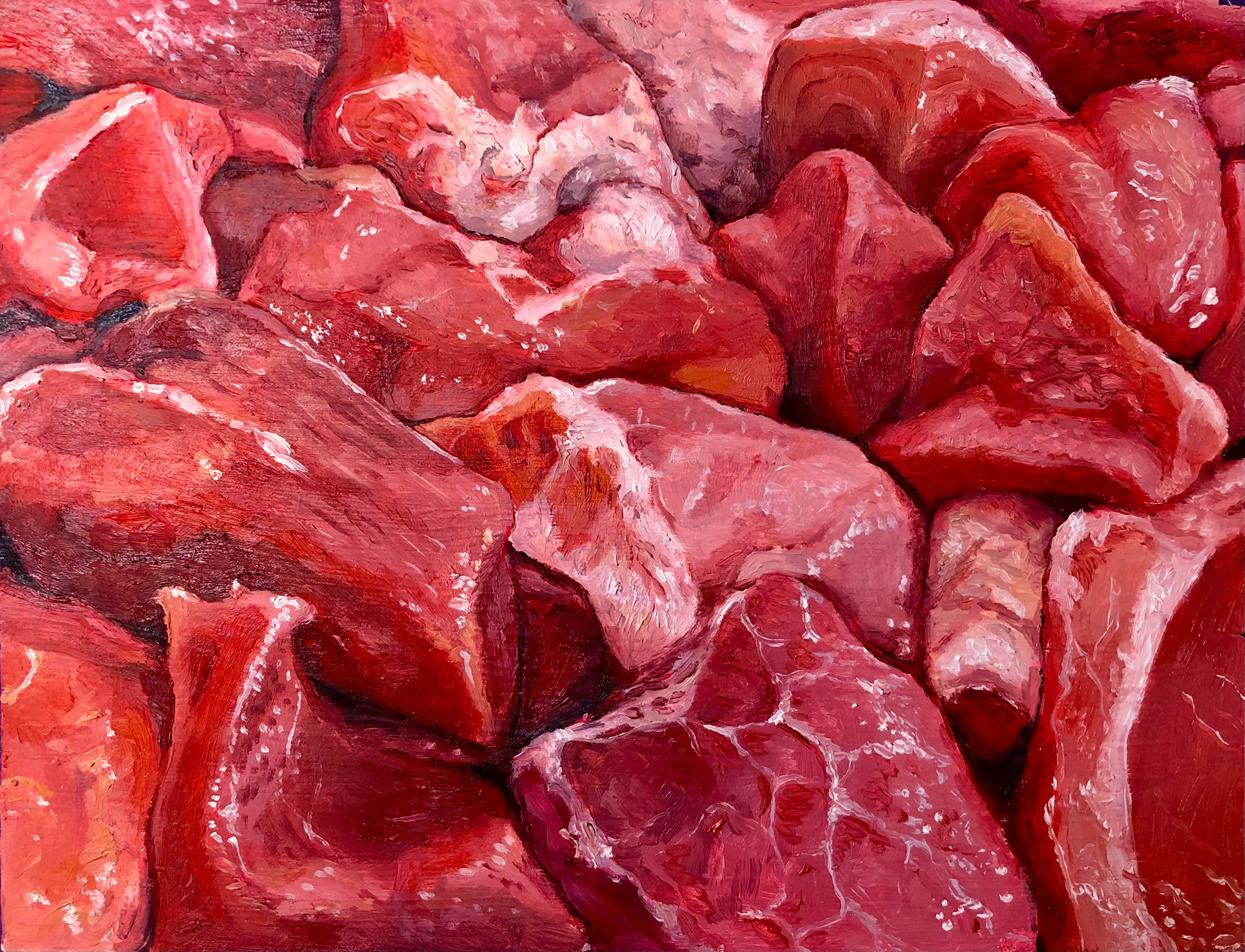 Consumption. 2024 Oil on panel