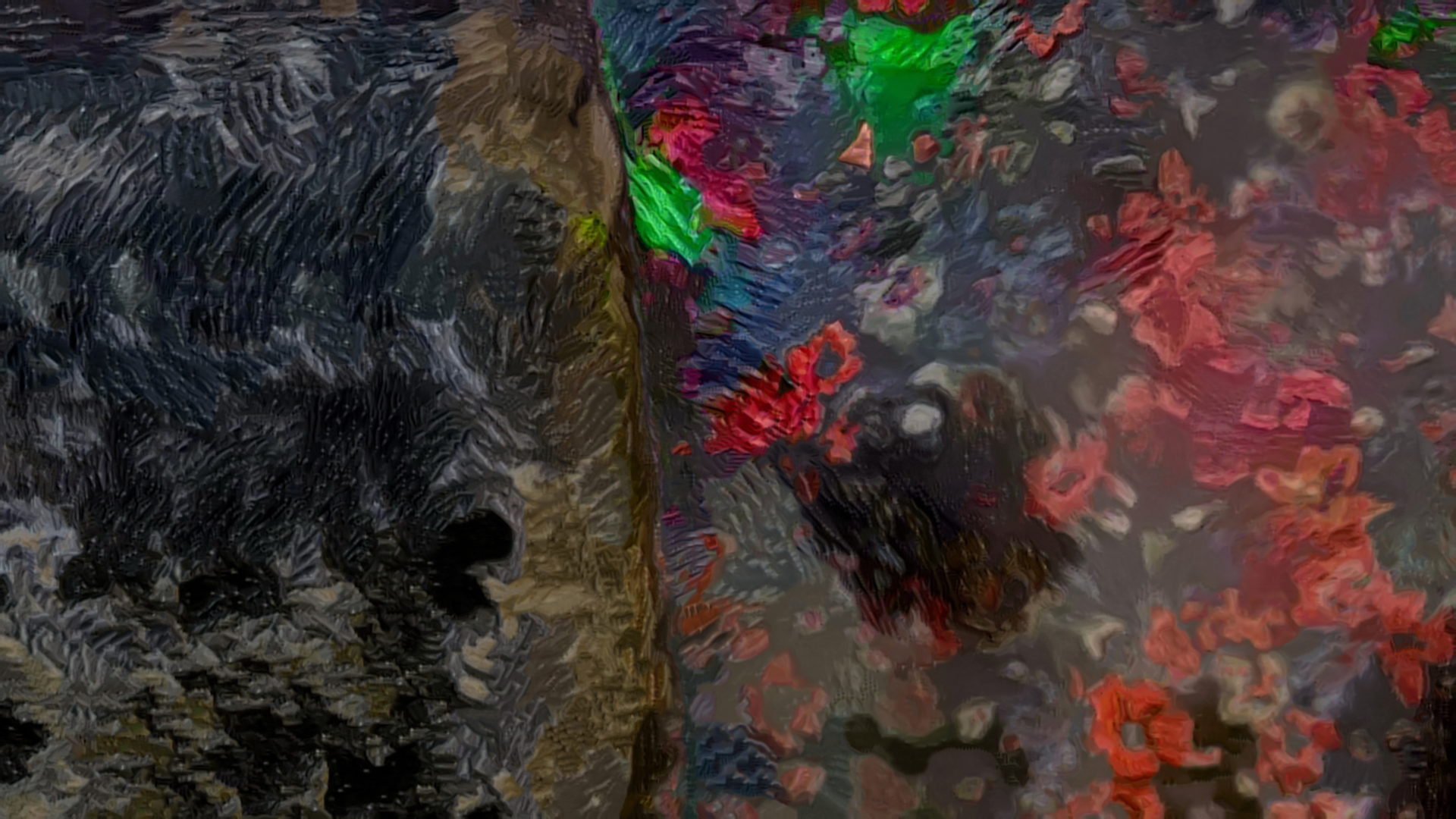 stylized keyframe used for ebsynth render