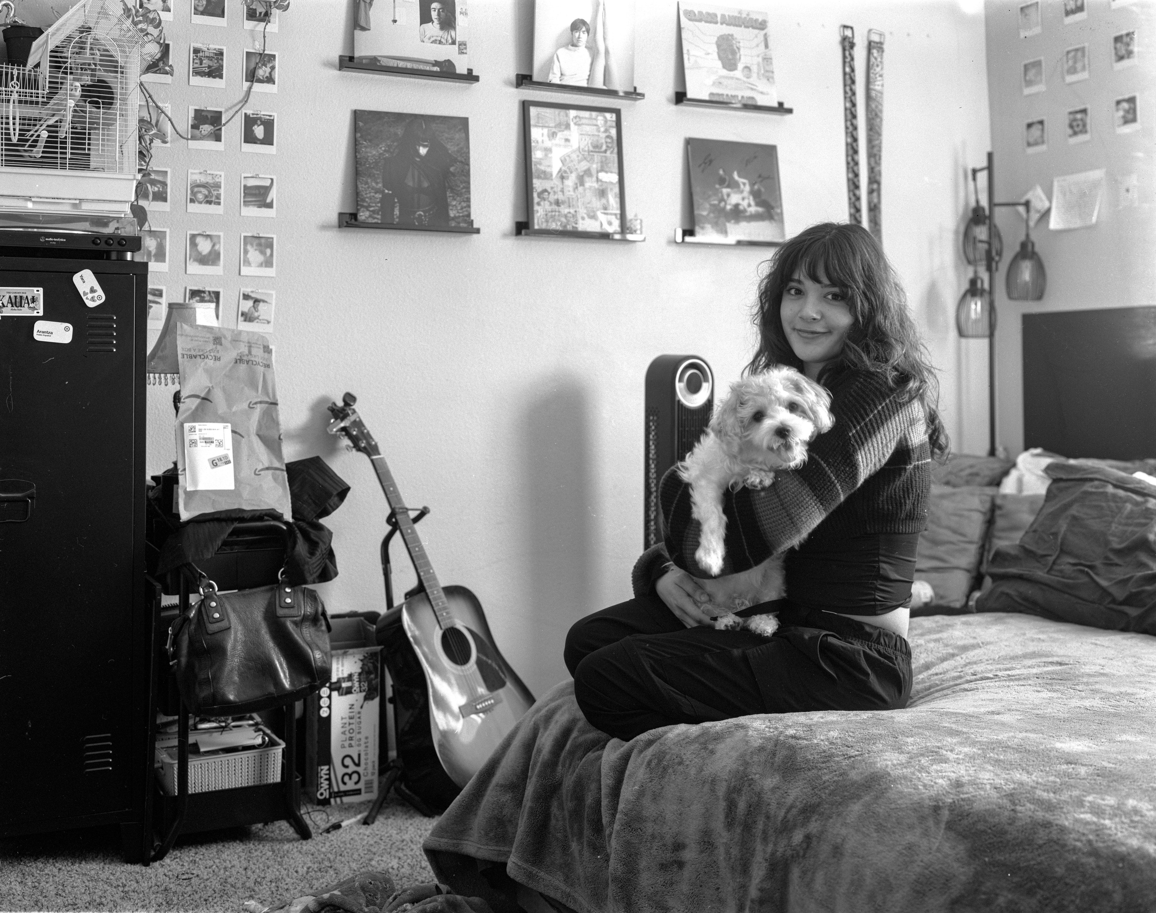 Arantza Guerena - This response took no time when I approached her at first. In spite of eveyrhting that happens in her world, she can always count on Galax. Whenever she needs someone to be there he is always there for her. He is a bit socially akward but still a silly and loving little dog.