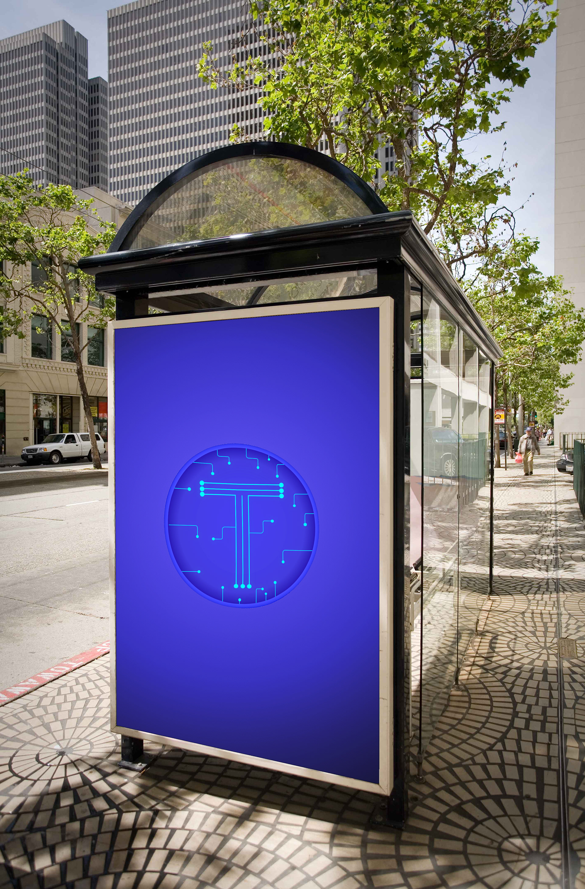 Aplikácia loga na  reklamu