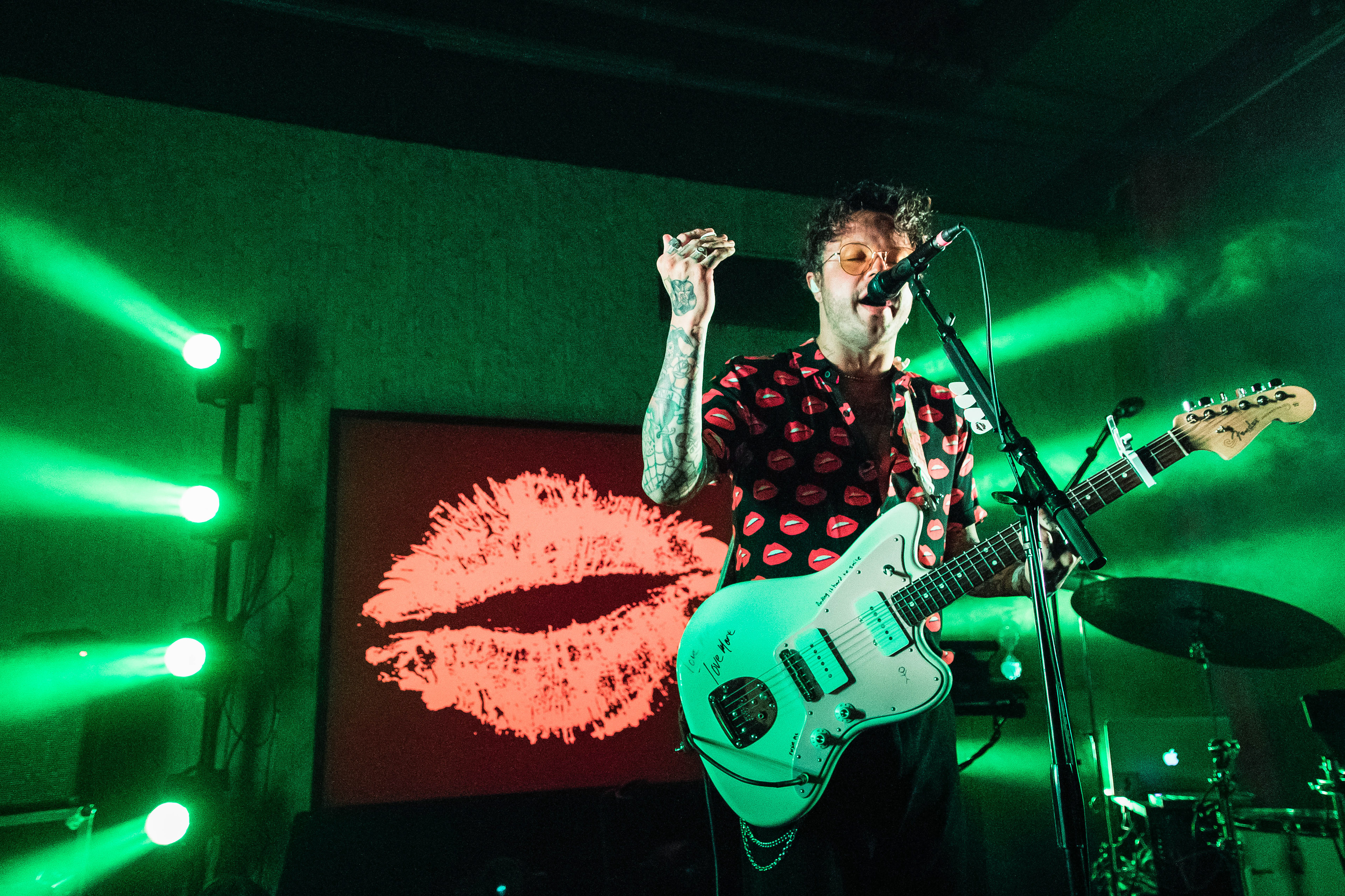Mitchy Collins of lovelytheband - Broken Like Me Tour.