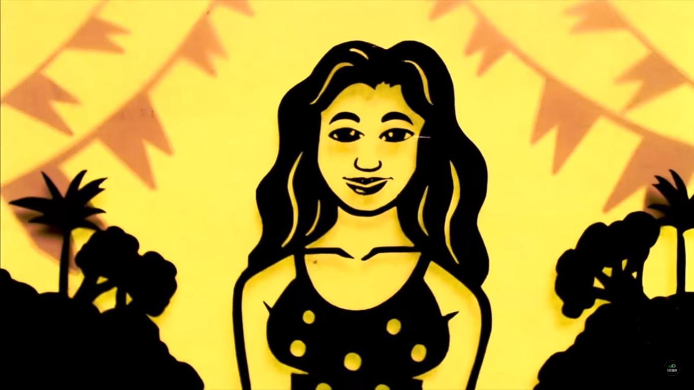 Frame do clipe de Teatro de Sombras Parauapebas