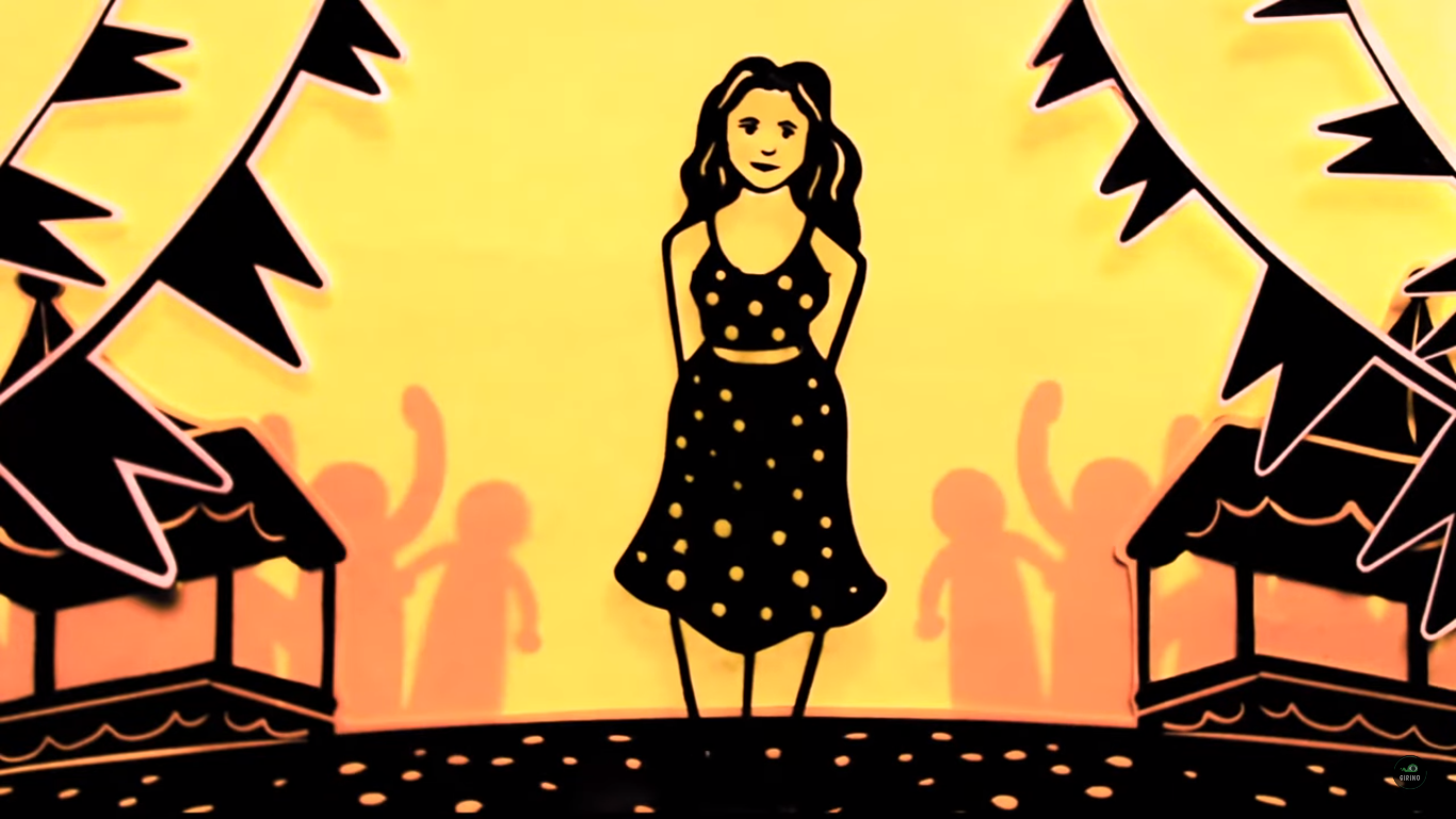 Frame do clipe de Teatro de Sombras Parauapebas