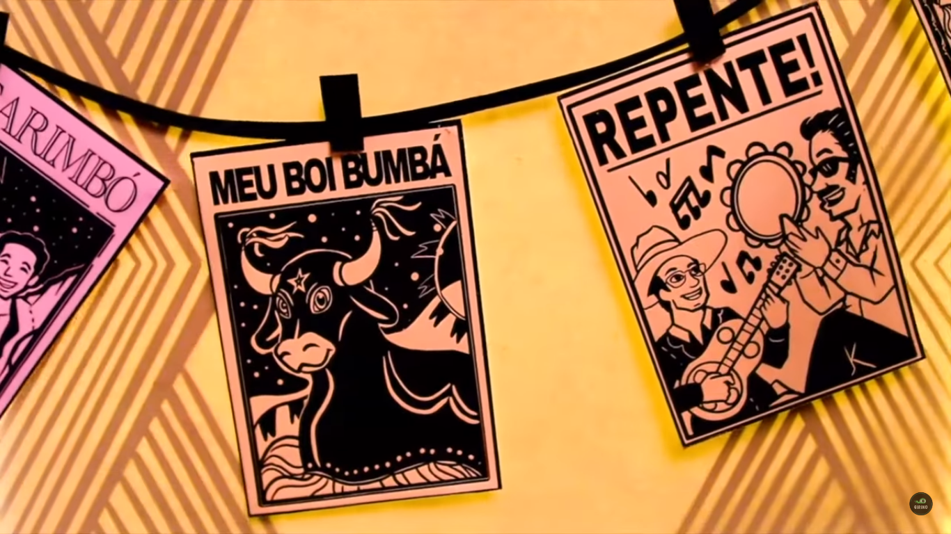 Frame do clipe de Teatro de Sombras Parauapebas