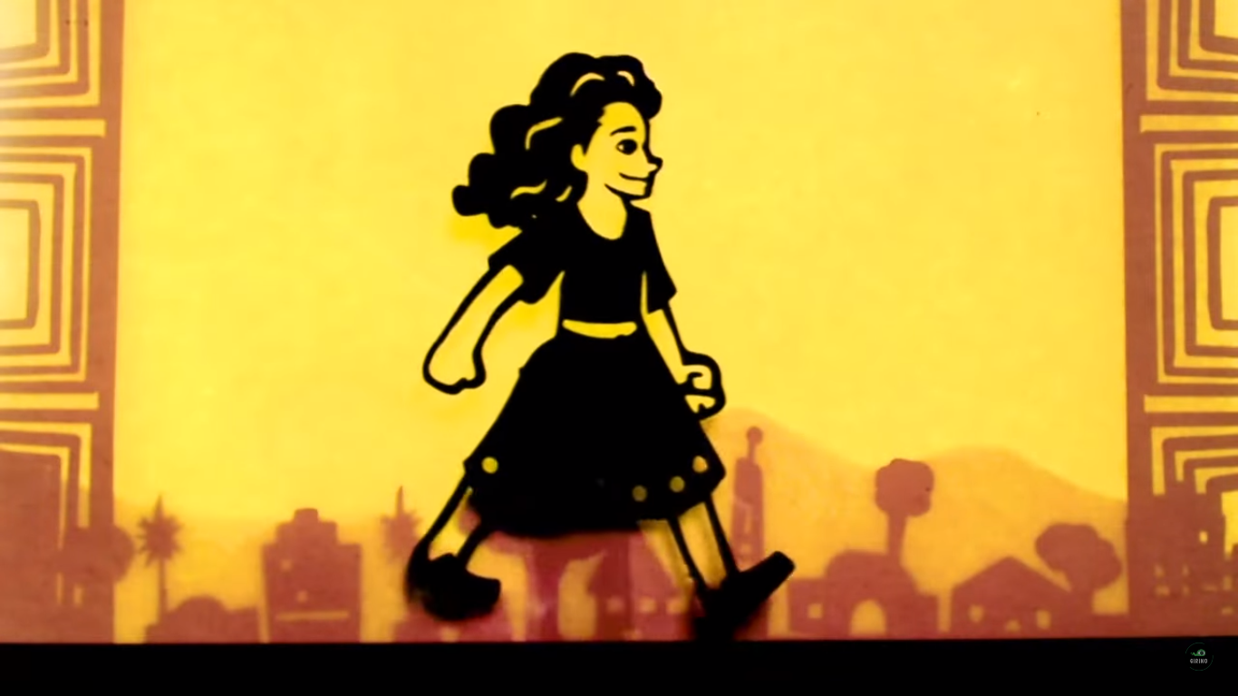 Frame do clipe de Teatro de Sombras Parauapebas