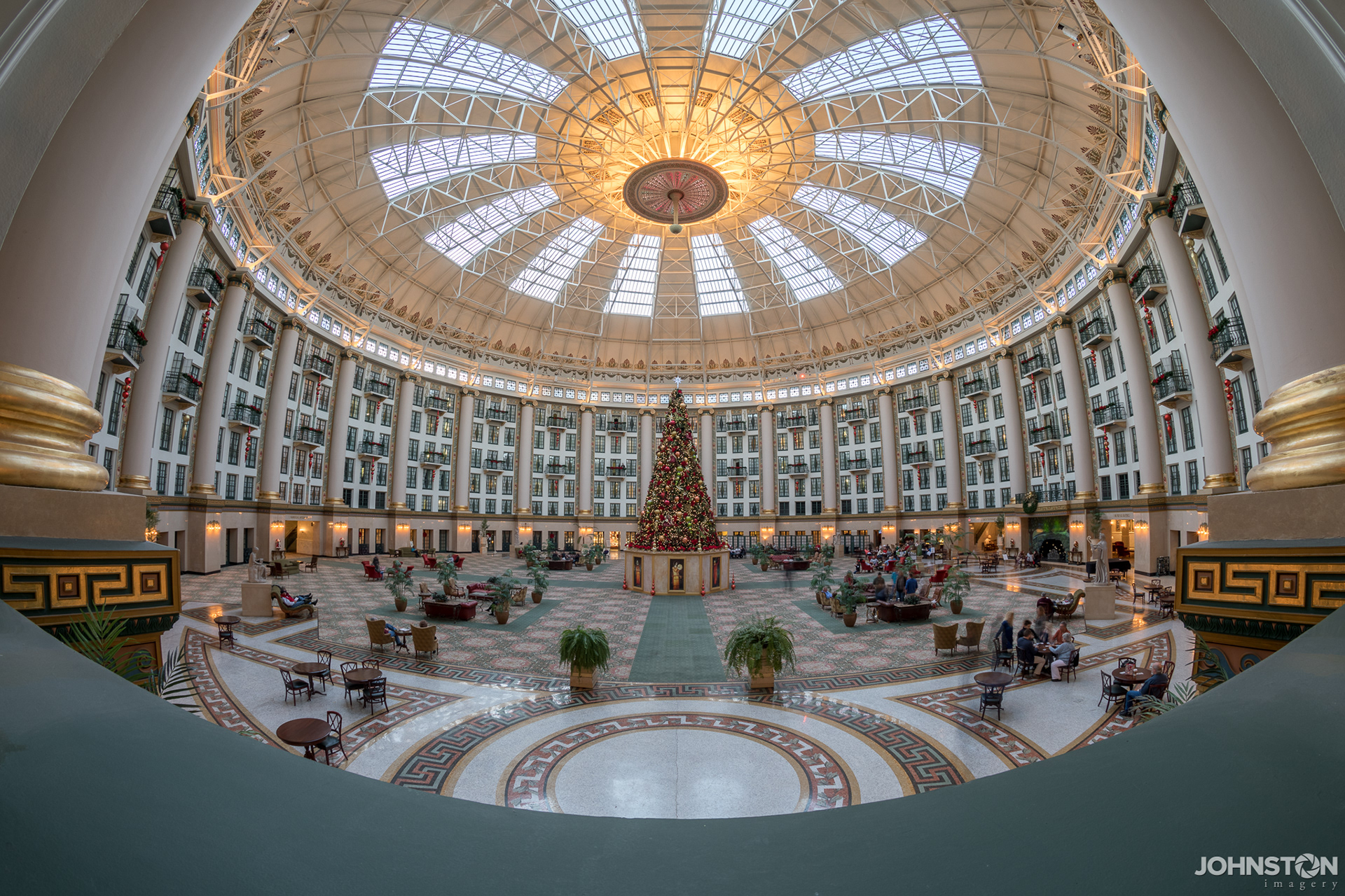 Atrium of West Baden Springs Hotel in West Baden, Indiana (near French Lick, IN)