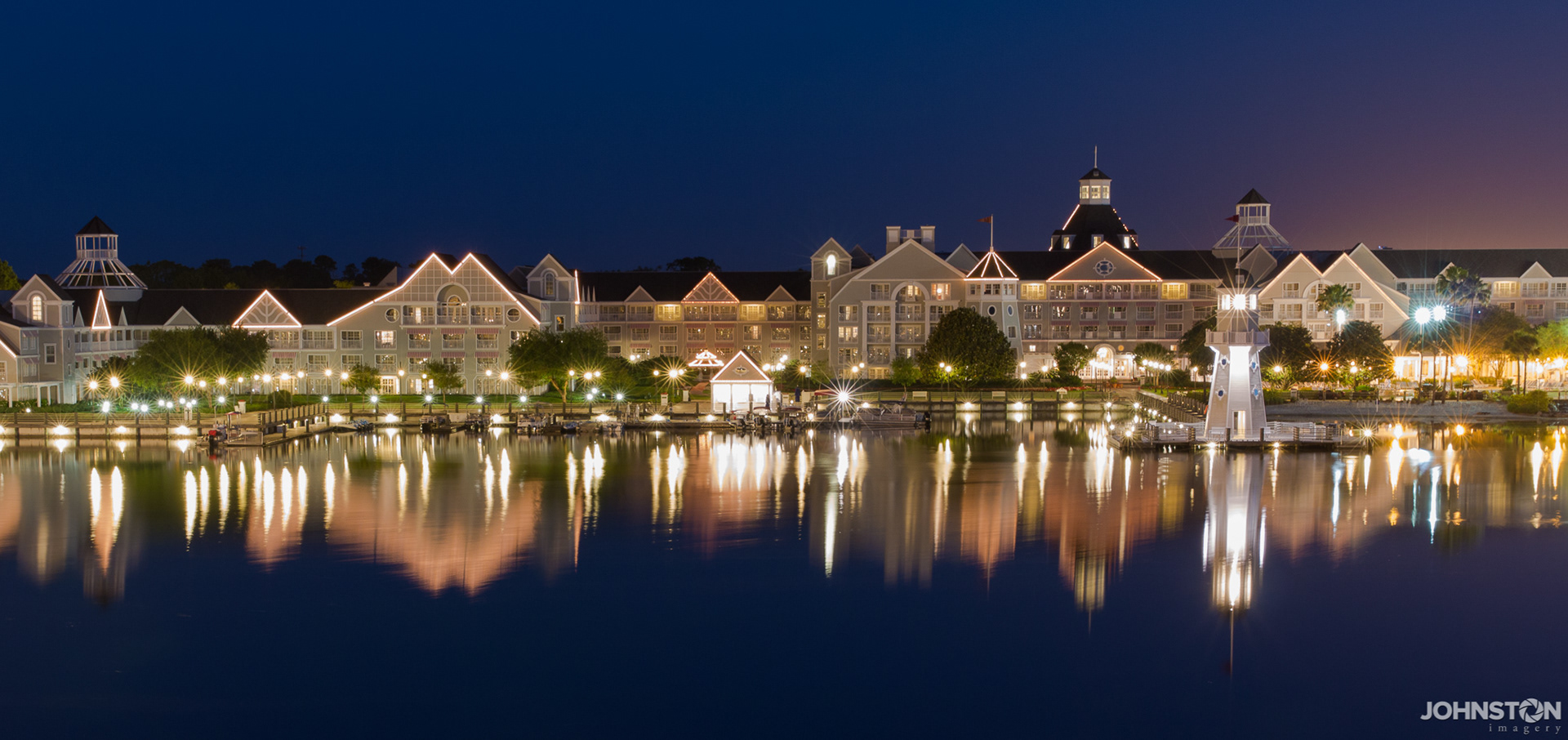 Early morning at Yacht Club and Beach Club Resorts