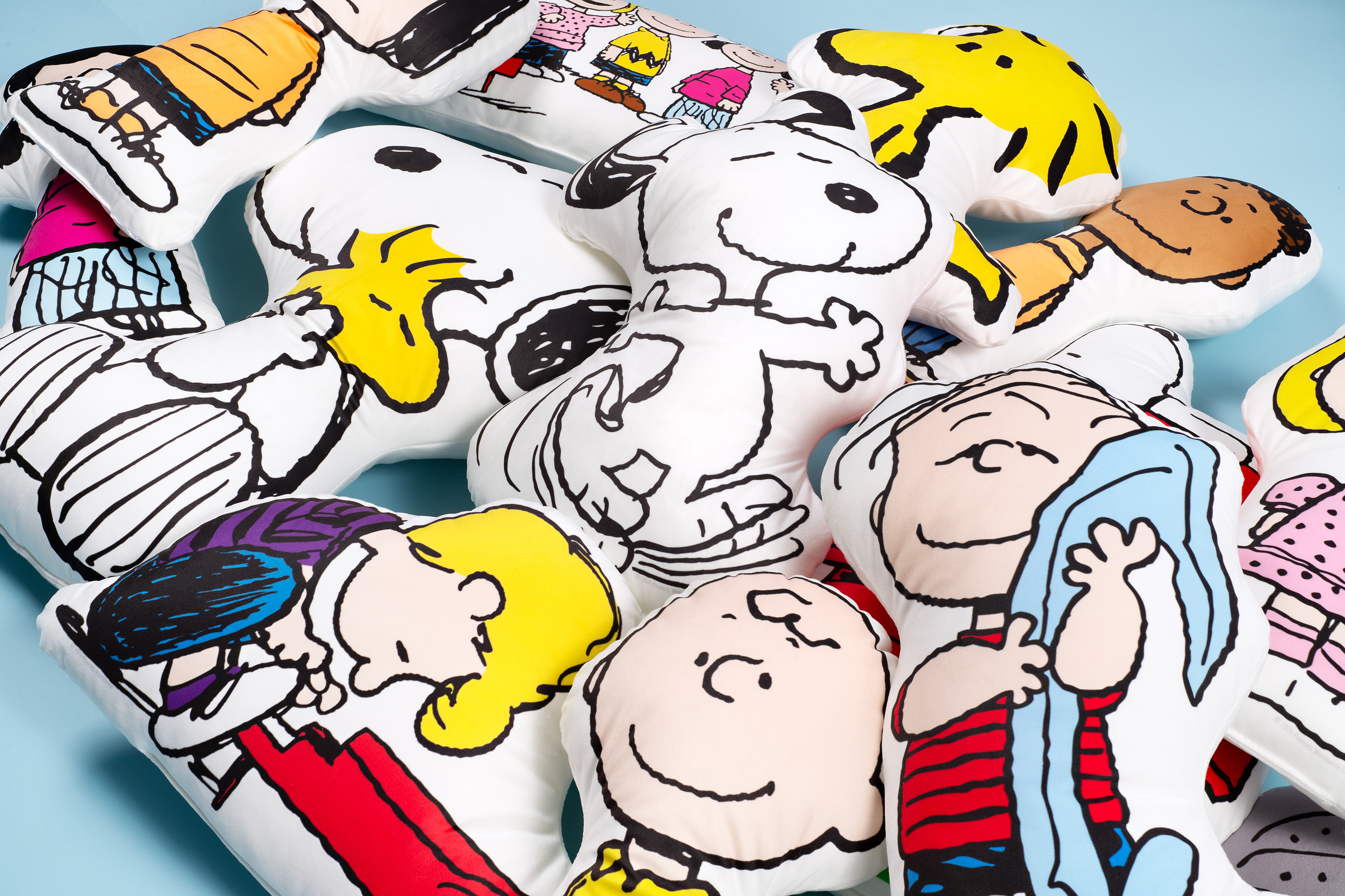 Peanuts Custom Shaped Pillows Photography