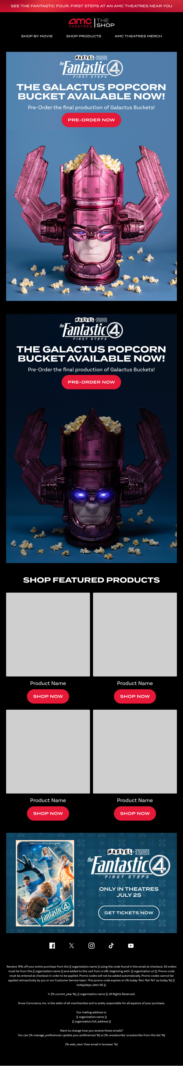 Fantastic Four First Steps Email