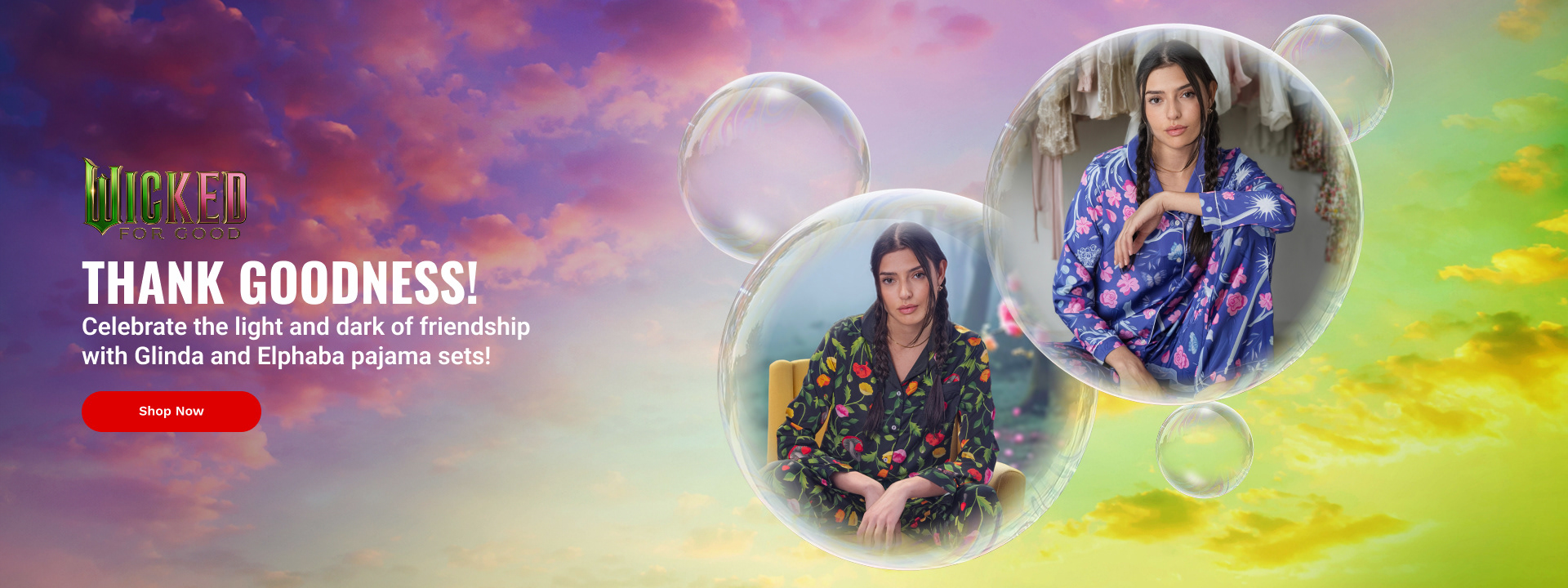 Wicked For Good Inventory Merchandise Hero Banner