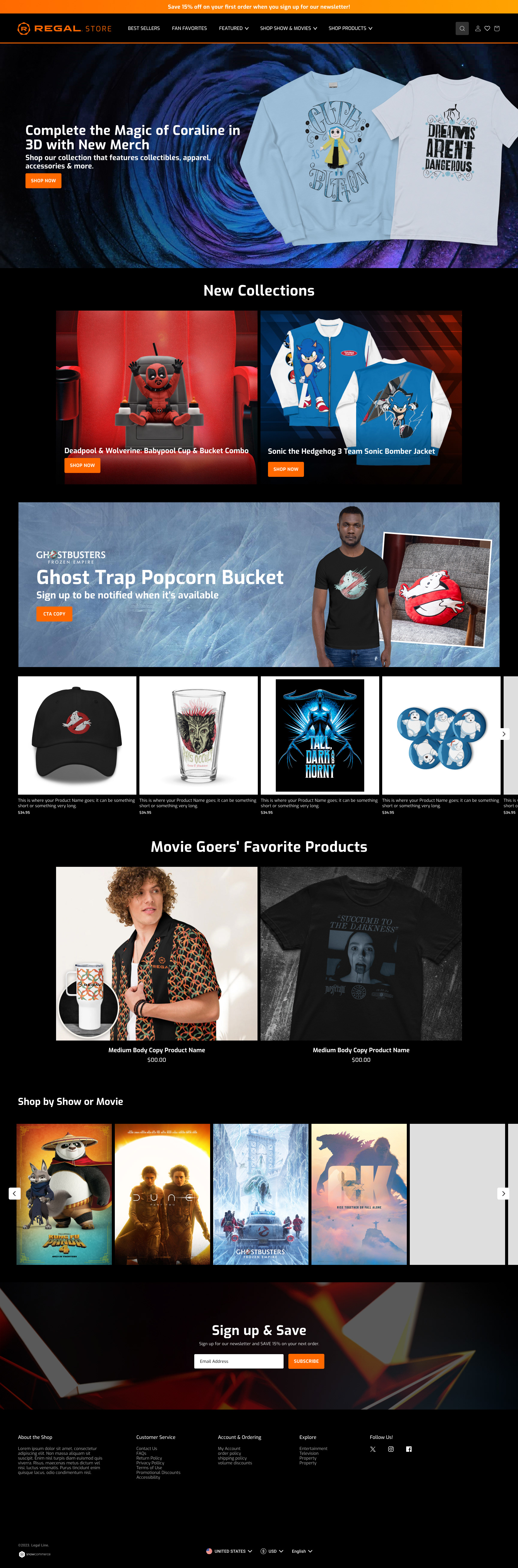 Full-Page Web Layout