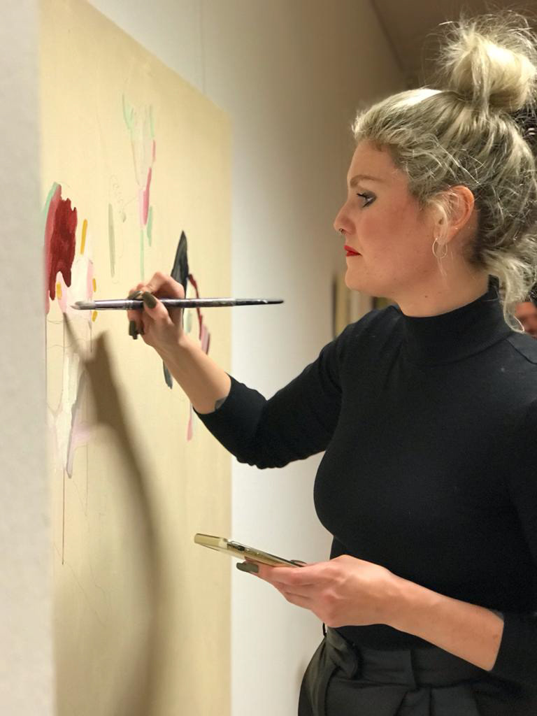 Live painting Exhibition Avec plaisir