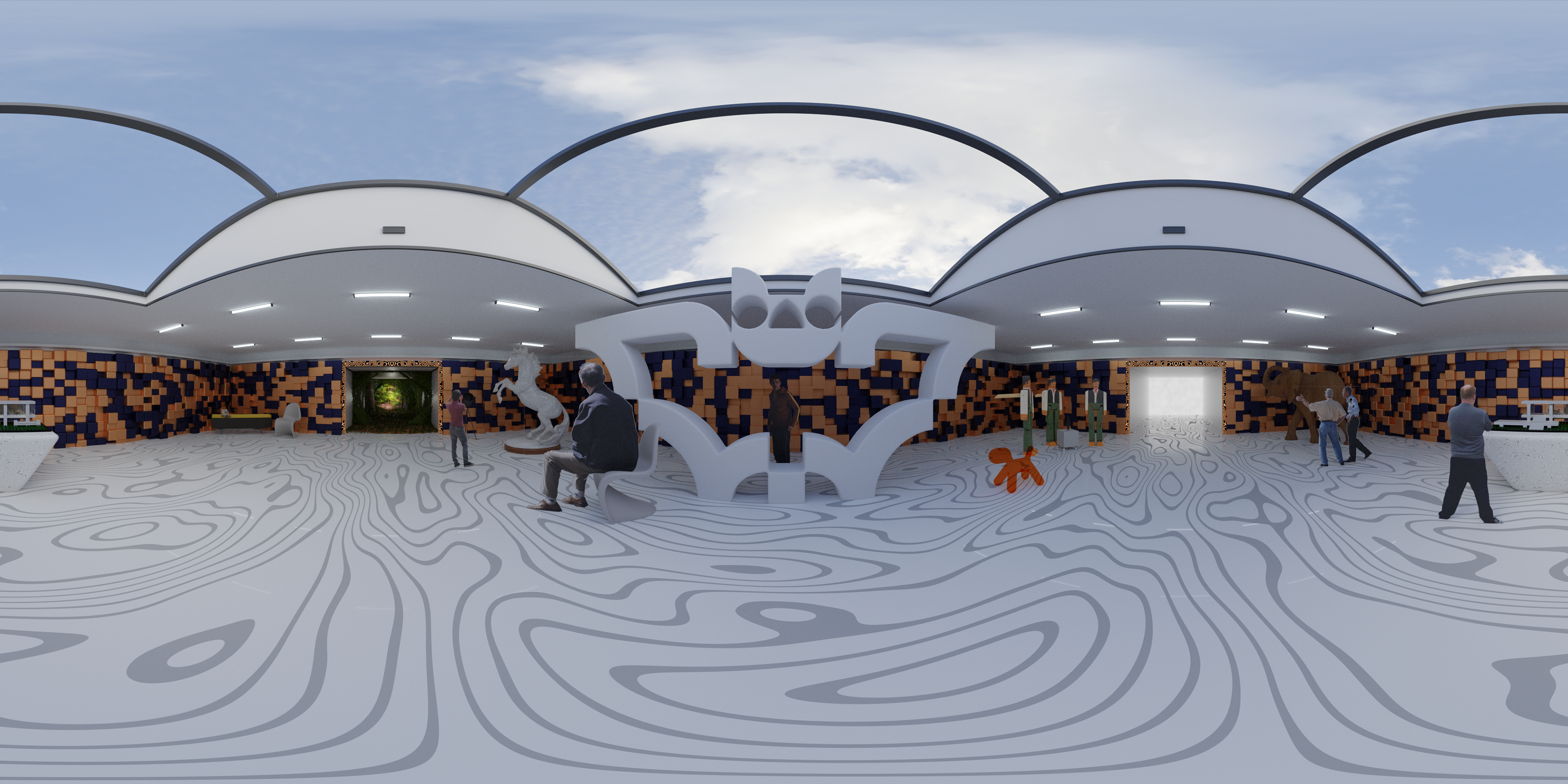 In Passing Equirectangular Projection