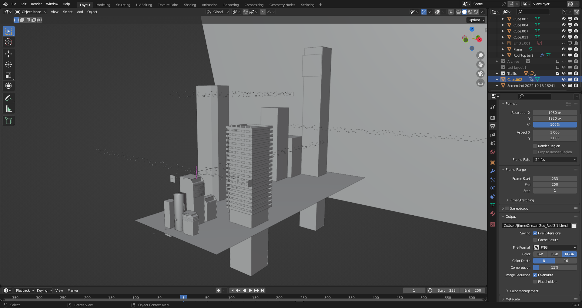 Specific placement and scale of props gives the illusion of depth to the scene