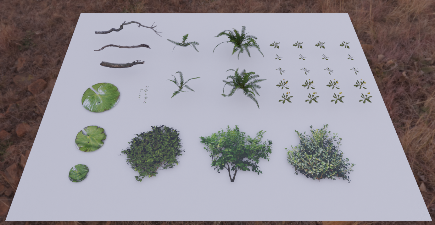 2D & 3D Assets