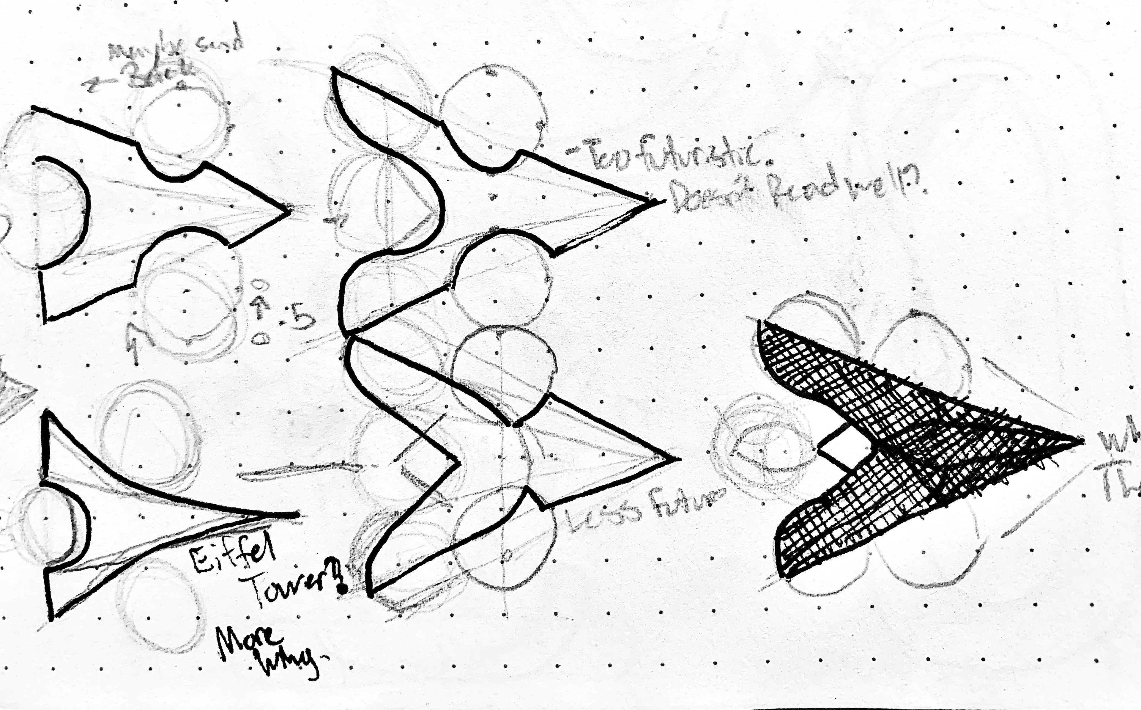 Iterations of spaceship motif