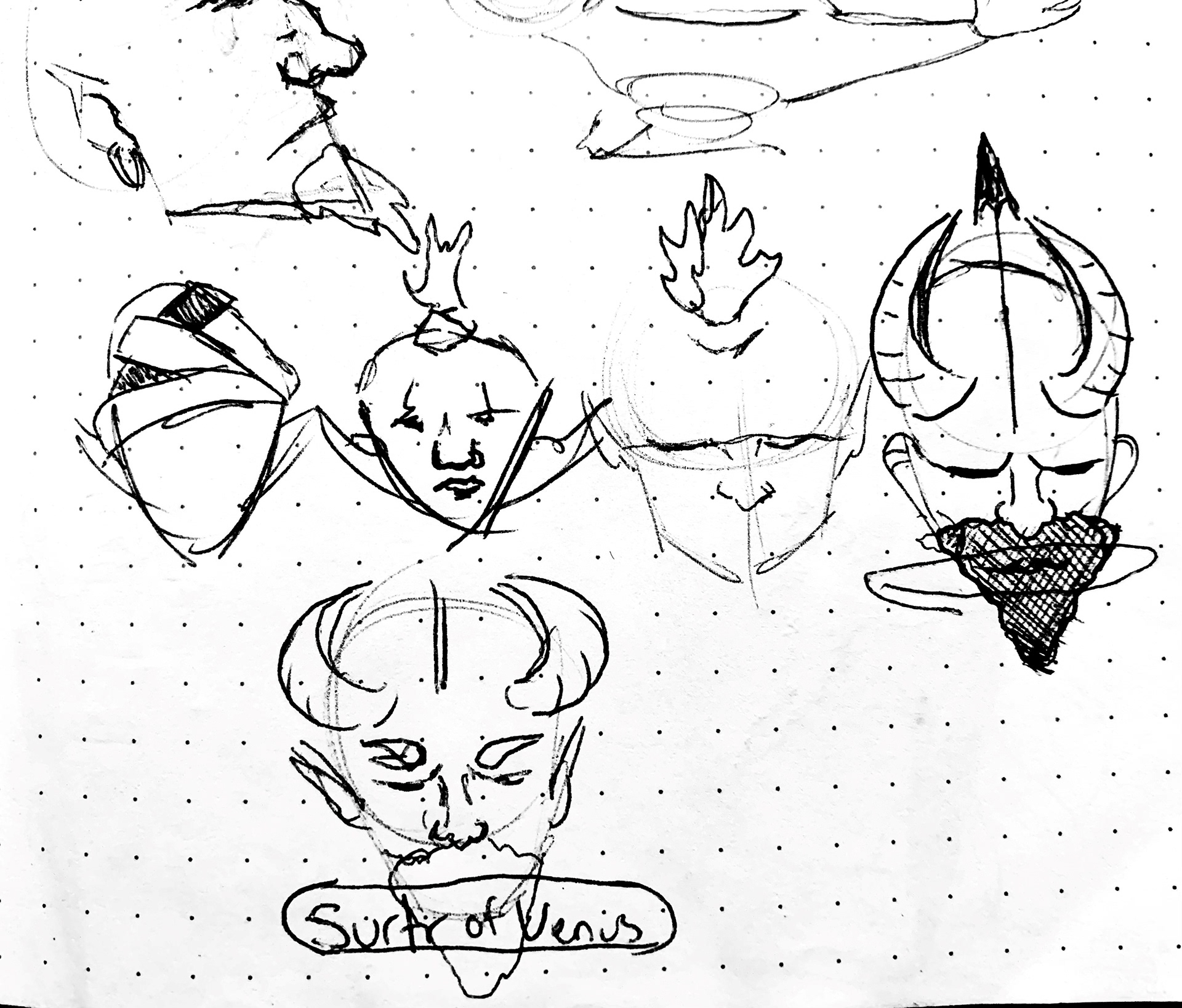 Early drafts of Djinn of Venus