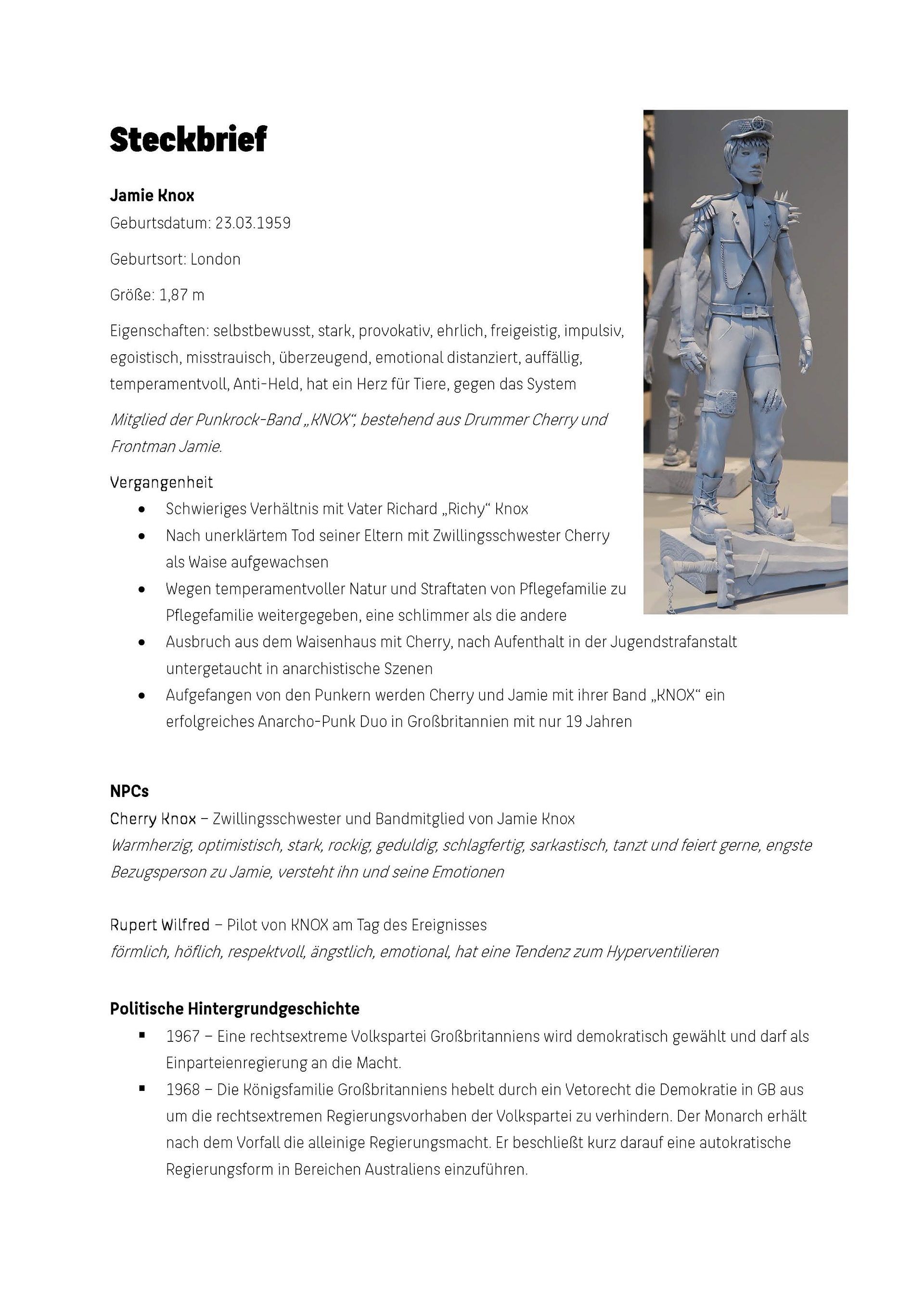 Overview Character 1