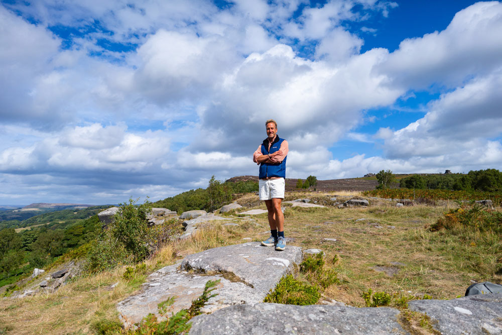 Ben Fogle in the Peak District.