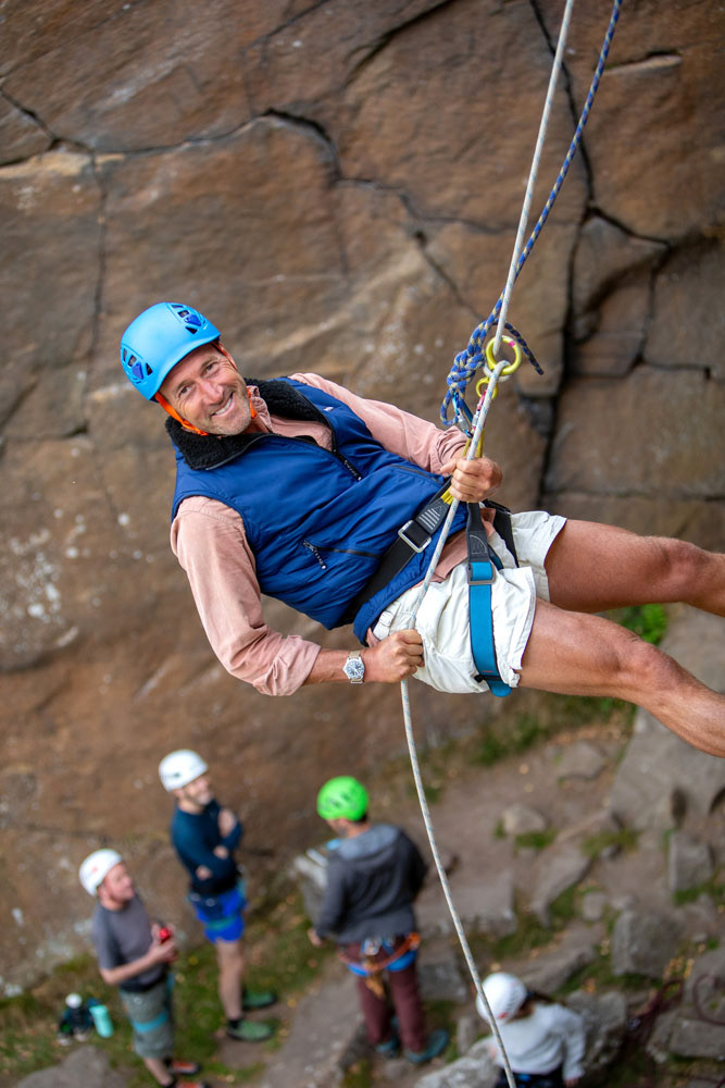 Ben Fogle in the Peak District.