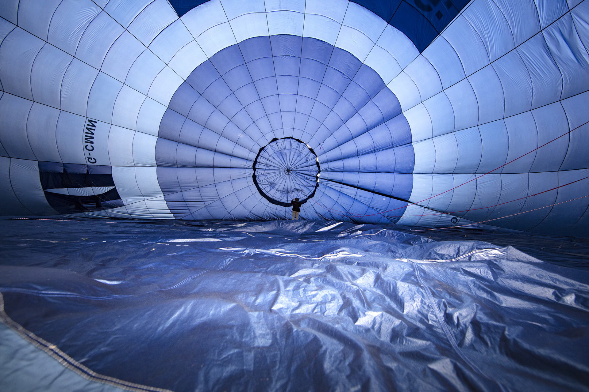 Balloon flight for Campaign group 38 degrees. PA Media Assignments/Lucy Ray