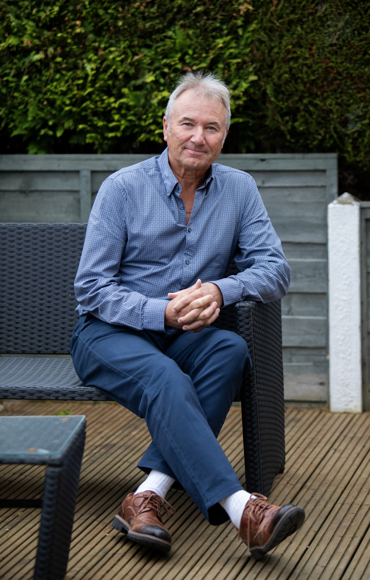 Harvey Deaton discovered his earache was cancer. Daily Mail