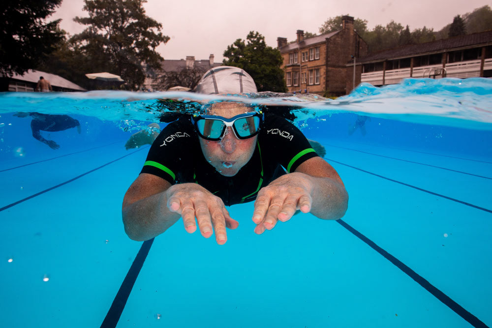 The New Bath Hotel Lido in Matlock Bath.