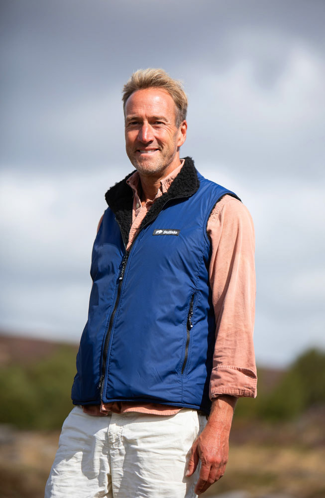 Ben Fogle in the Peak District.