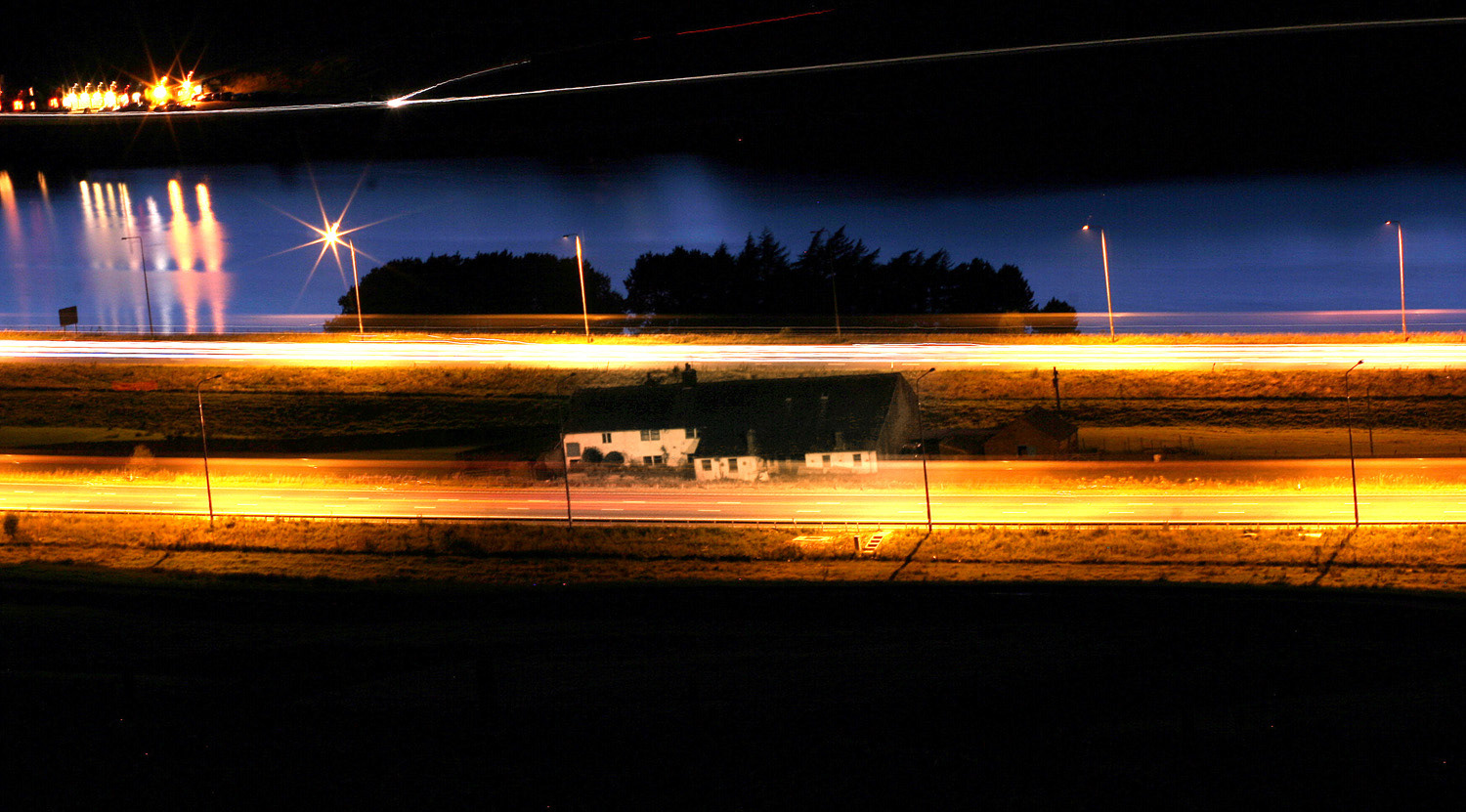 Stott Hall Farm in the middle of the M62. T&A