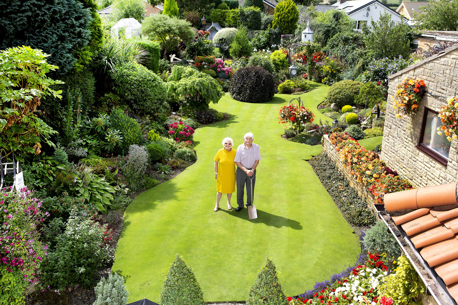 Anne and Stuart Grindle have Britain's Greenest Garden. Daily Mail
