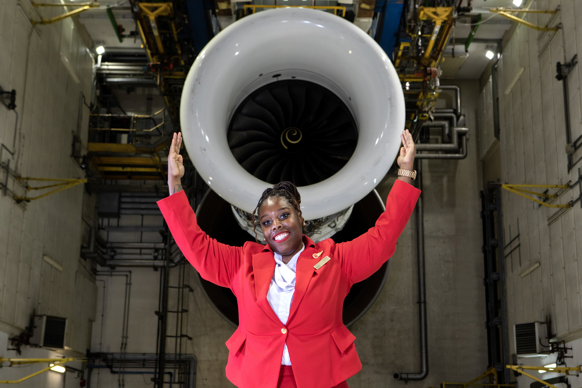  Virgin launch the first 100% sustainable aviation fuel flight. PA Media Assignments/Lucy Ray