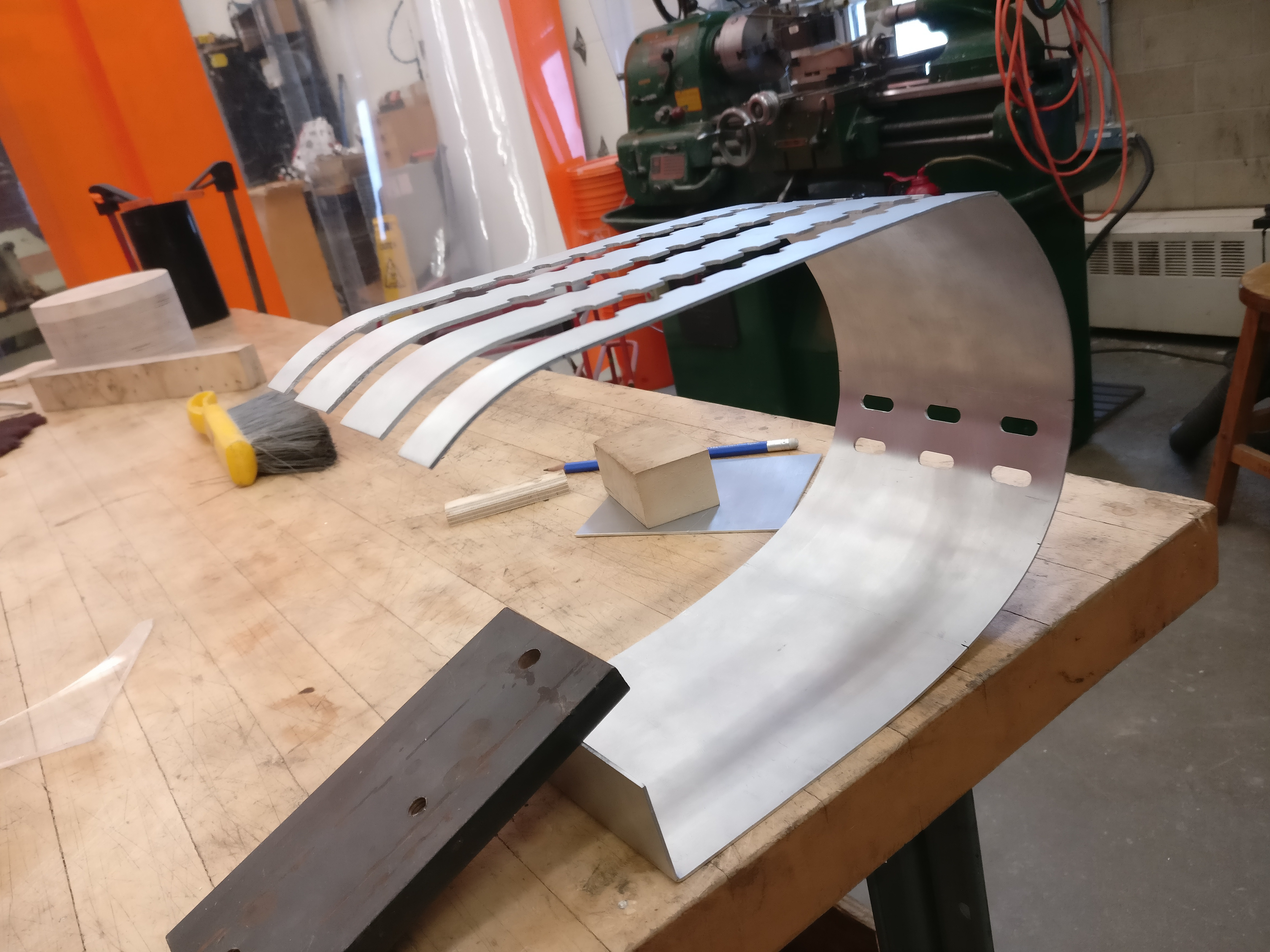 Final 90 degree bend was made