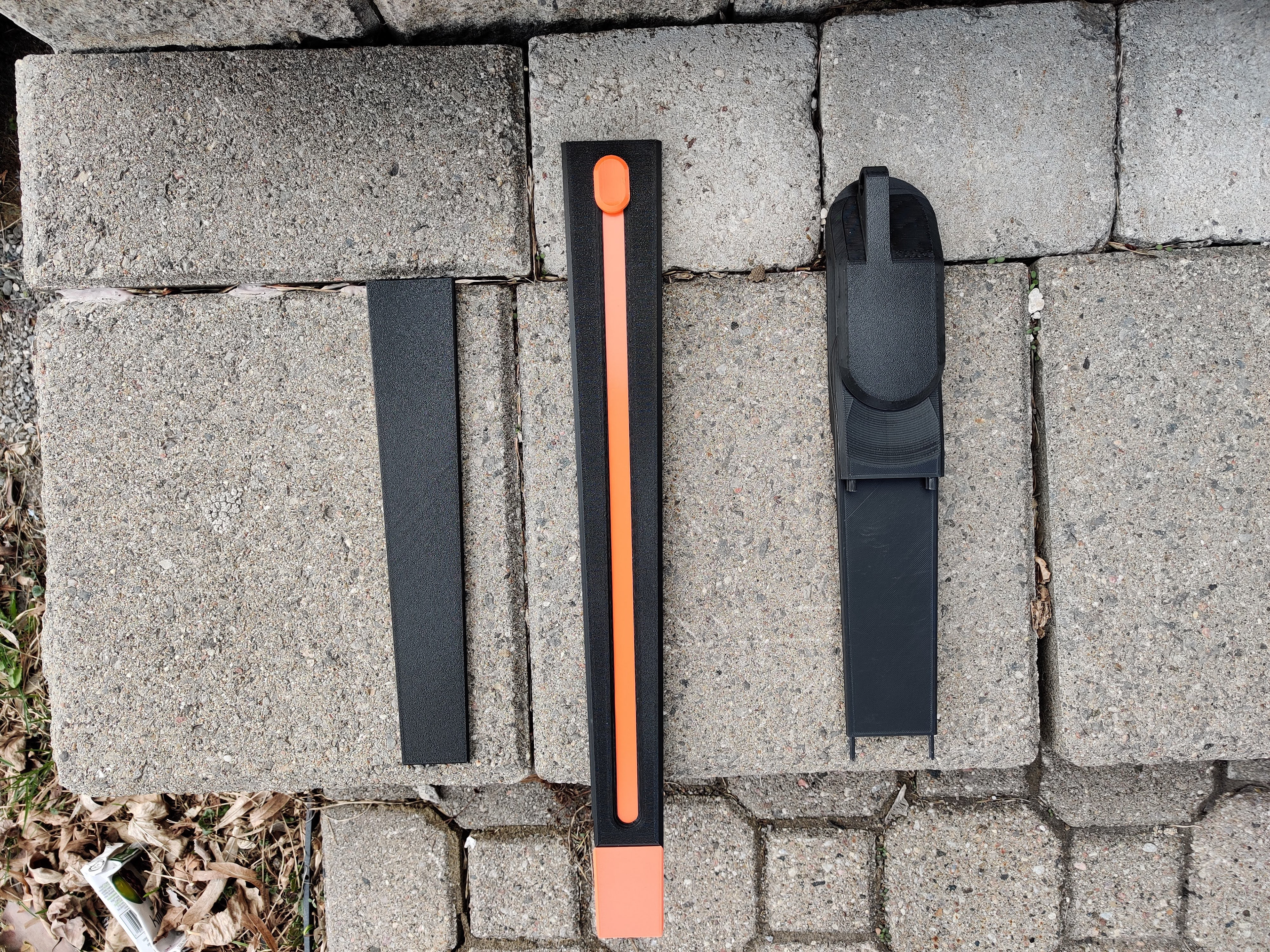 Printed parts of the second model