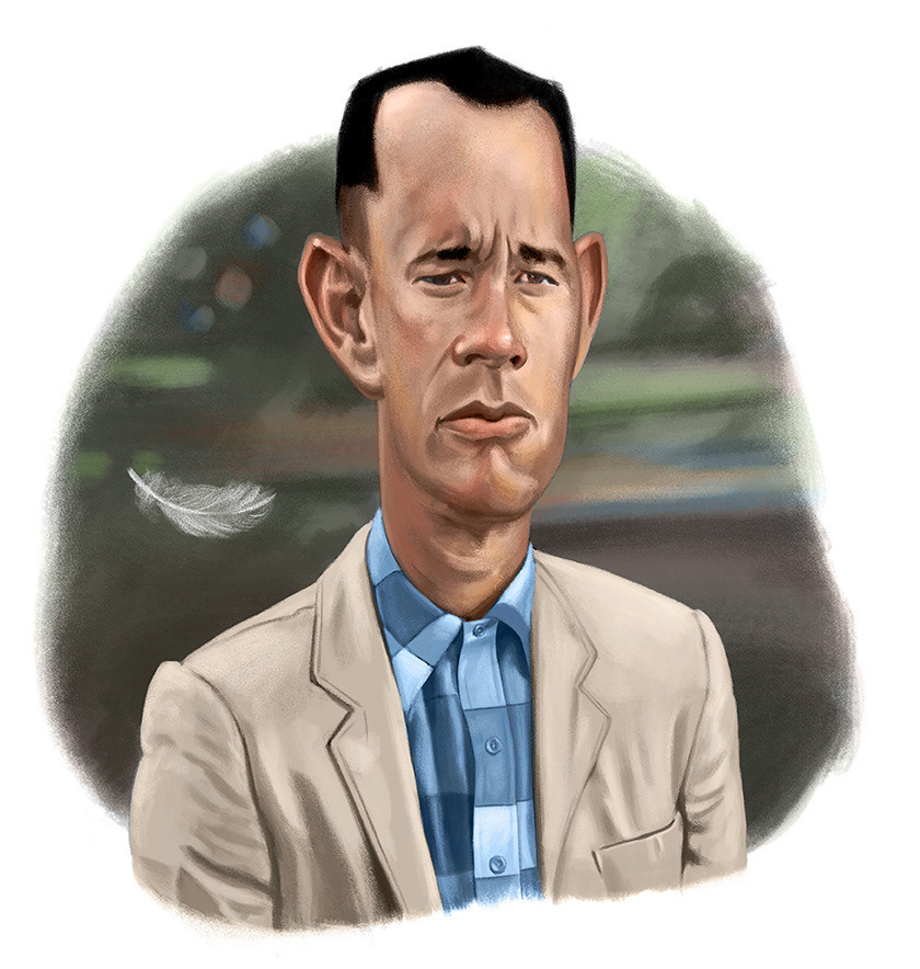 Tom Hanks as Forrest Gump