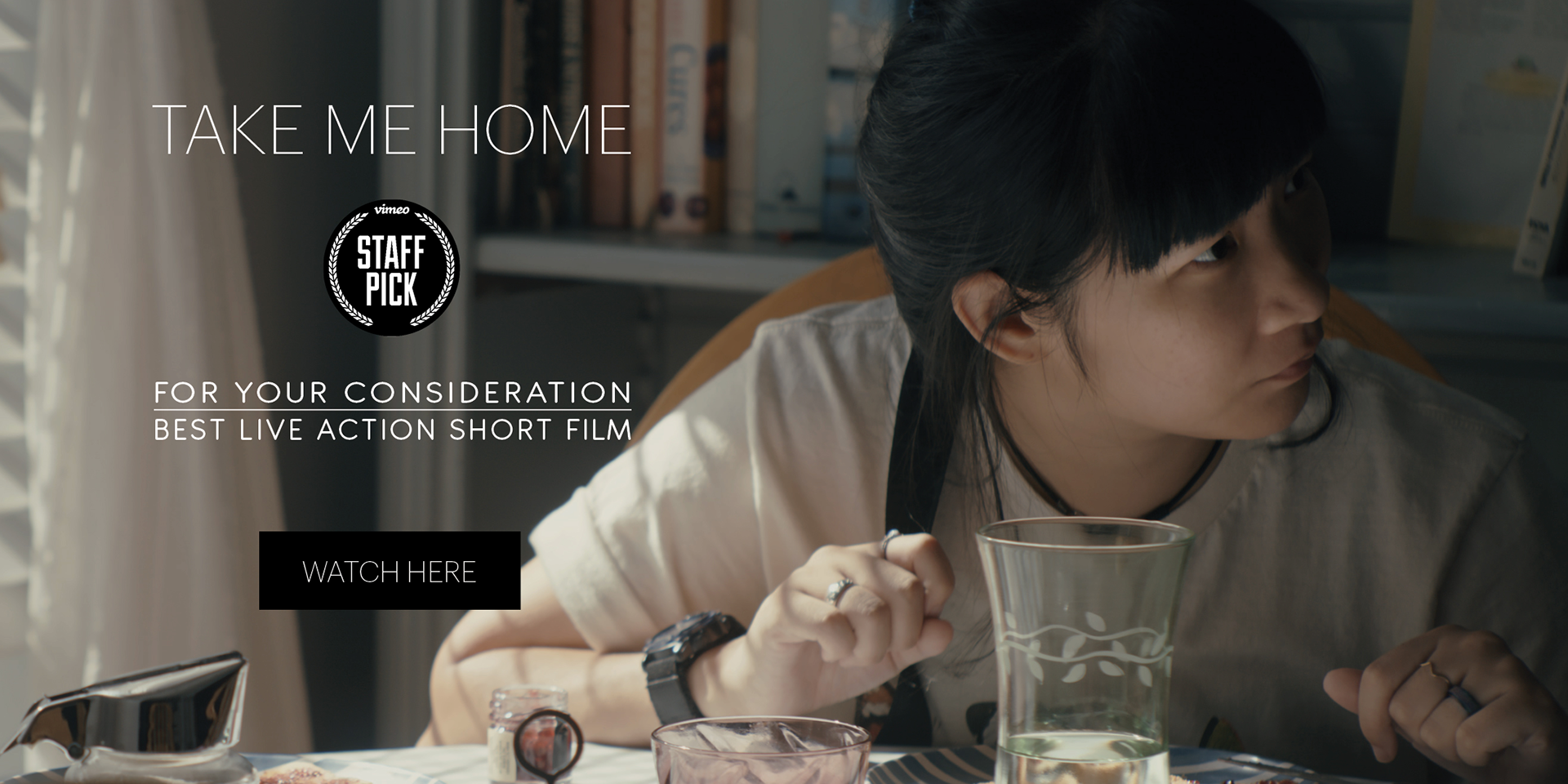 Take Me Home short film with link to watch on Vimeo