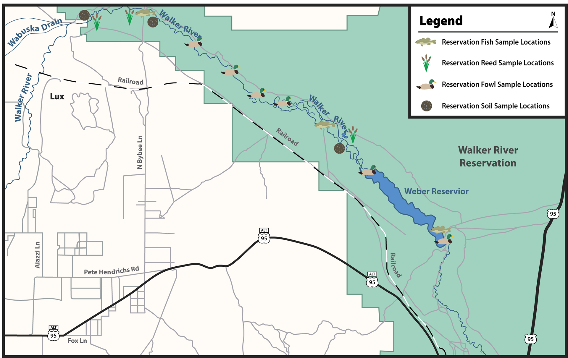 Anaconda Copper Mine Sampling Locations Maps