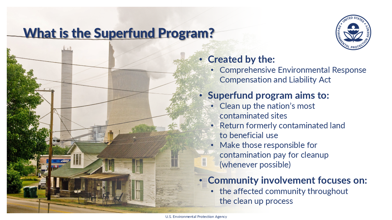 Superfund Community Involvement Enabling Environmental Justice in the Cleanup Process Deck (2025)
