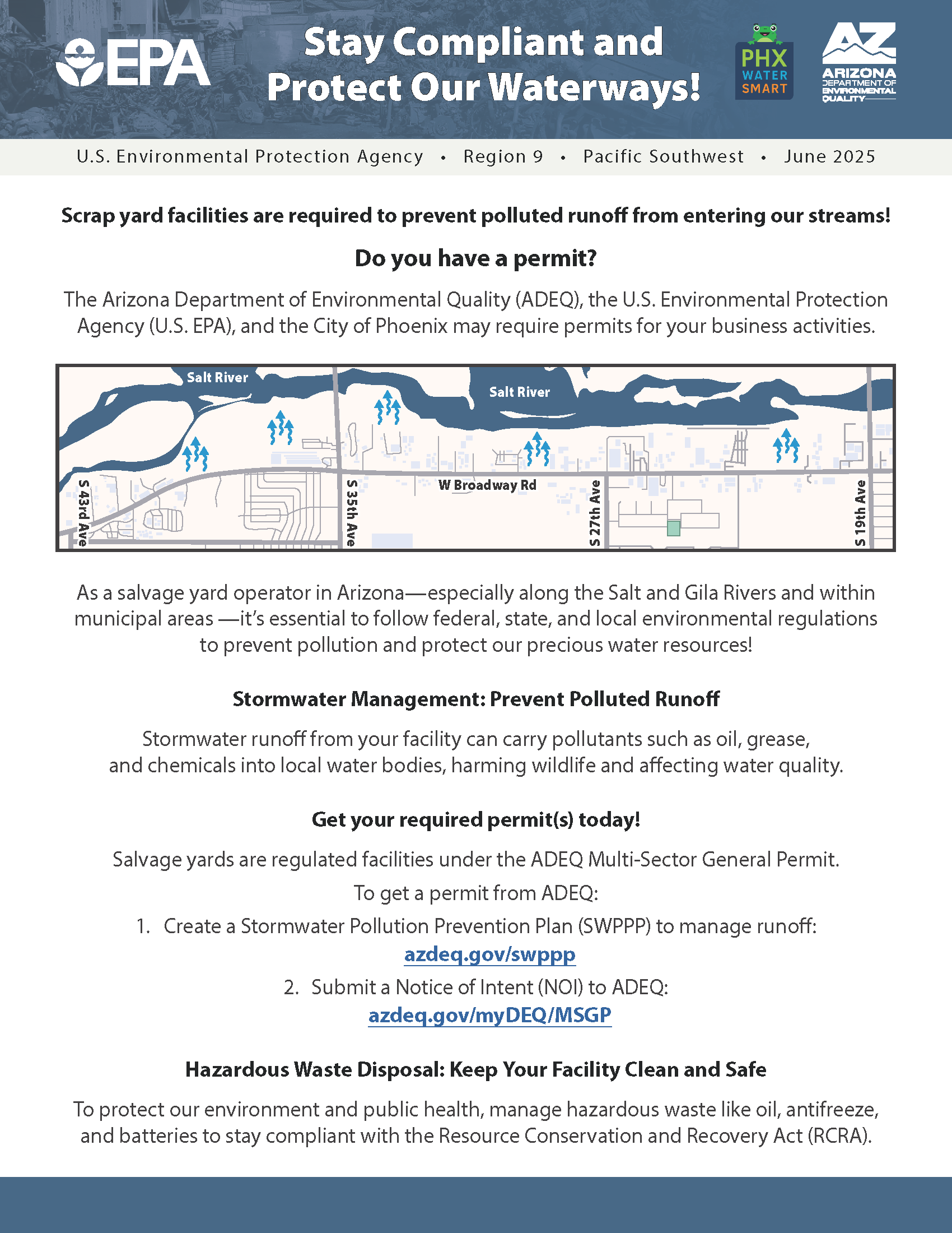 Stormwater Management Outreach Flyer - English
