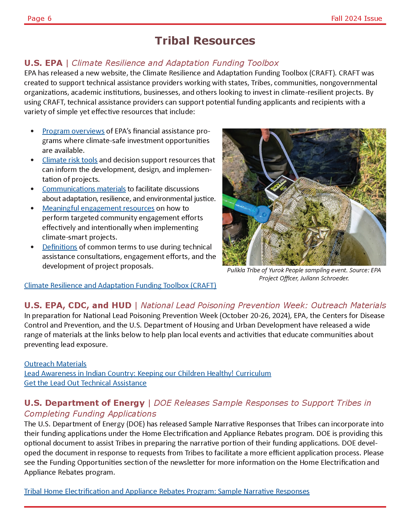 R9 Fall Tribal Newsletter