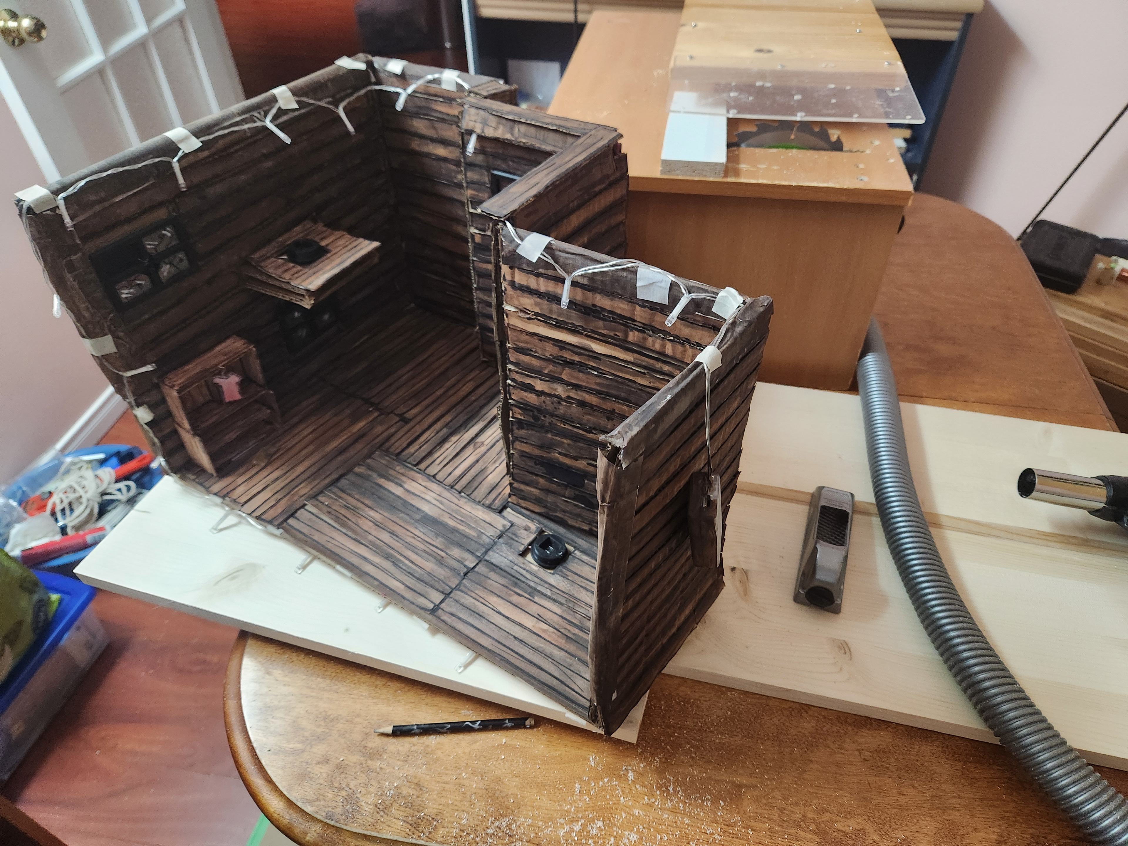 The prototype was then set-dressed by the lead artist to better fit the art style and mood.