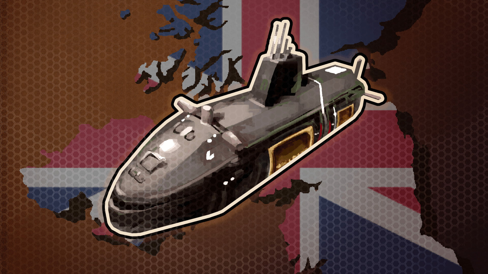 Part of a trading card collection I illustrated (a UK submarine)