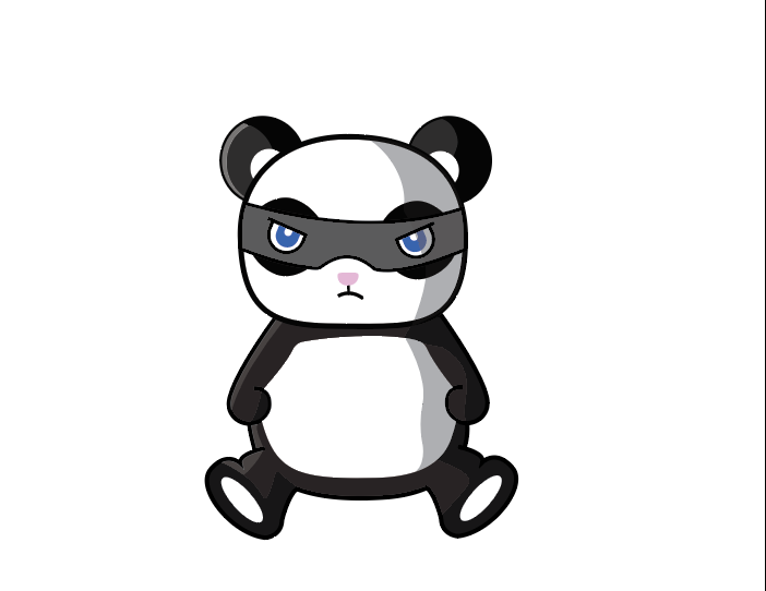 Ninja Panda Sticker