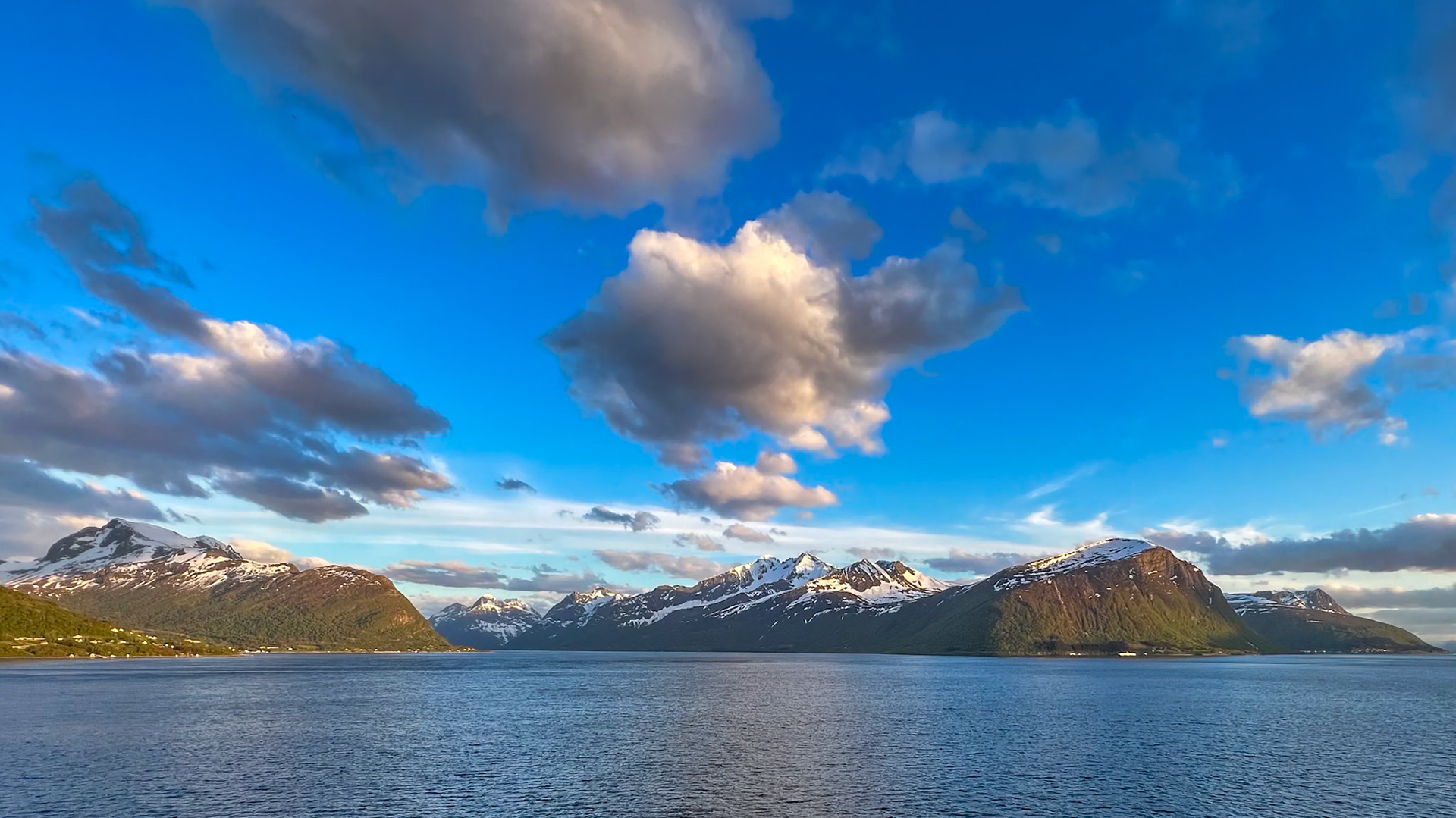 Heading out of Geiranger Fjord