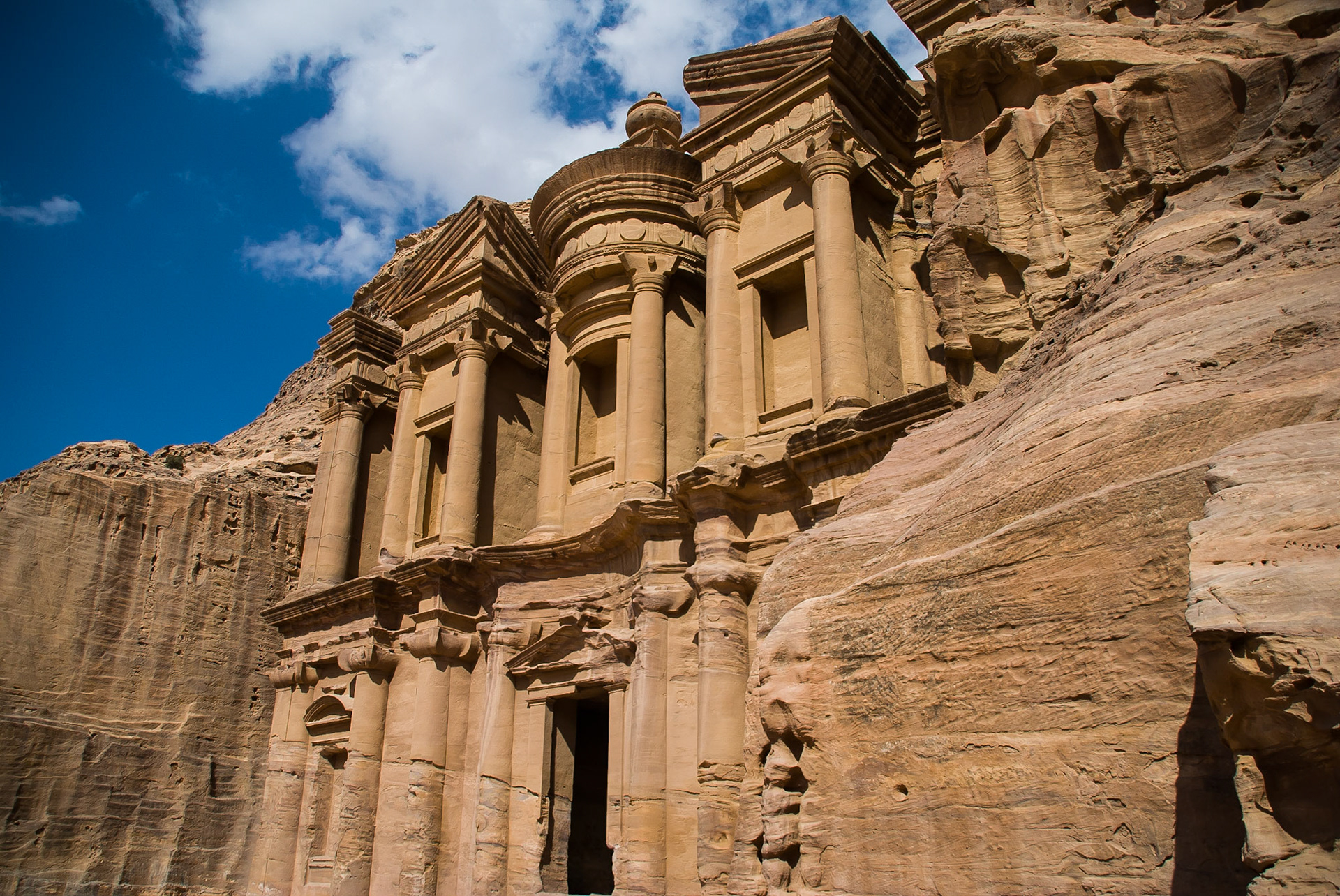 High above the rest of Petra lies this monumental (er..) monument