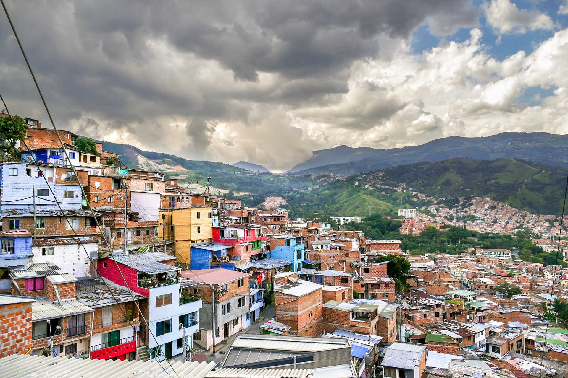 Barrio 13 - once one of the most dangerous areas of Medellin but now a much safer place to visit