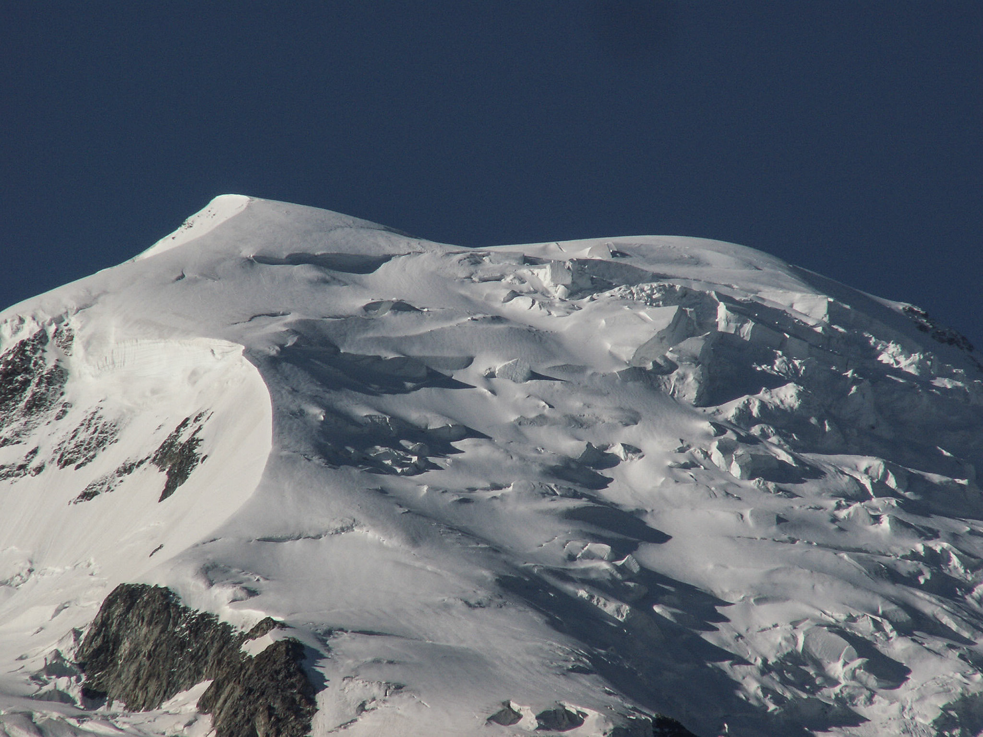 Mont Blanc from Chamonix