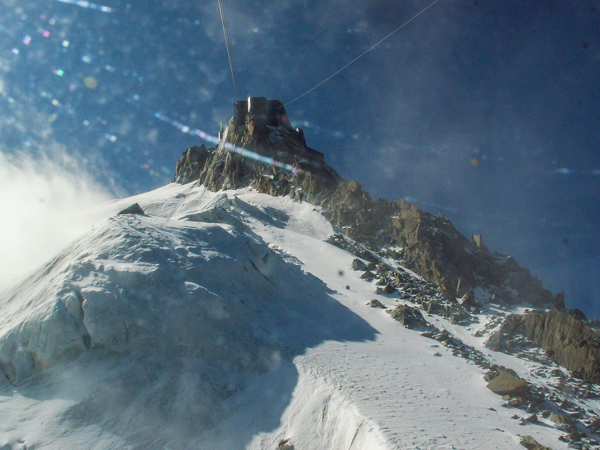 Approaching the Aiguille du Midi
