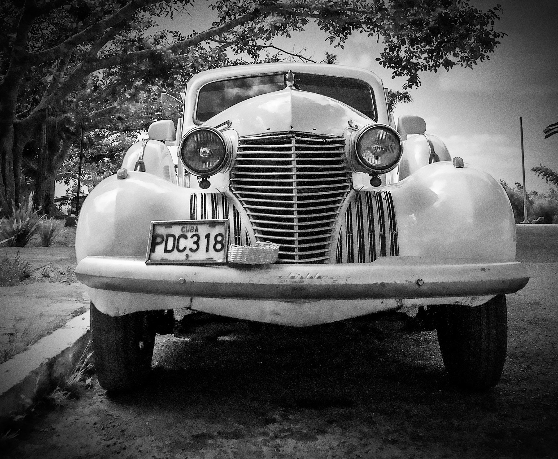 White Car near Viñales